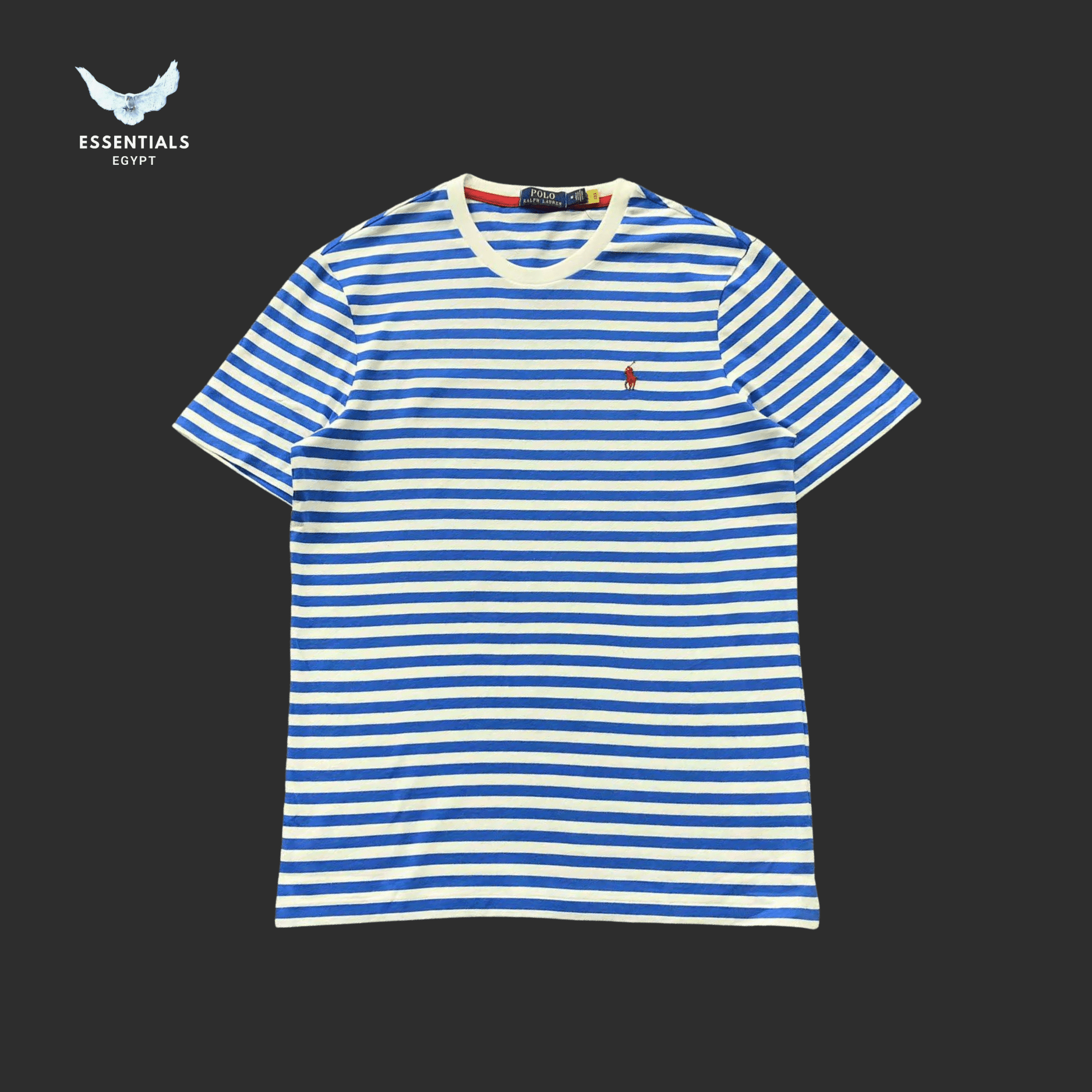 Ralph Lauren T-Shirt – Striped Crewneck - ESSENTIALS EGYPT
