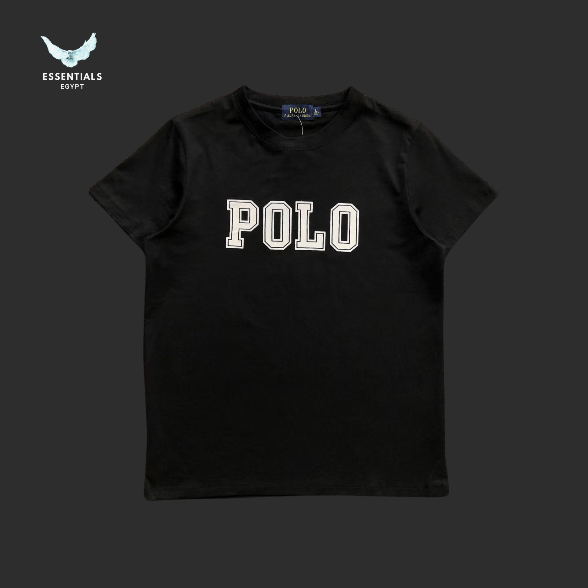 Ralph Lauren T-Shirt – Polo Text Logo (Women) - ESSENTIALS EGYPT