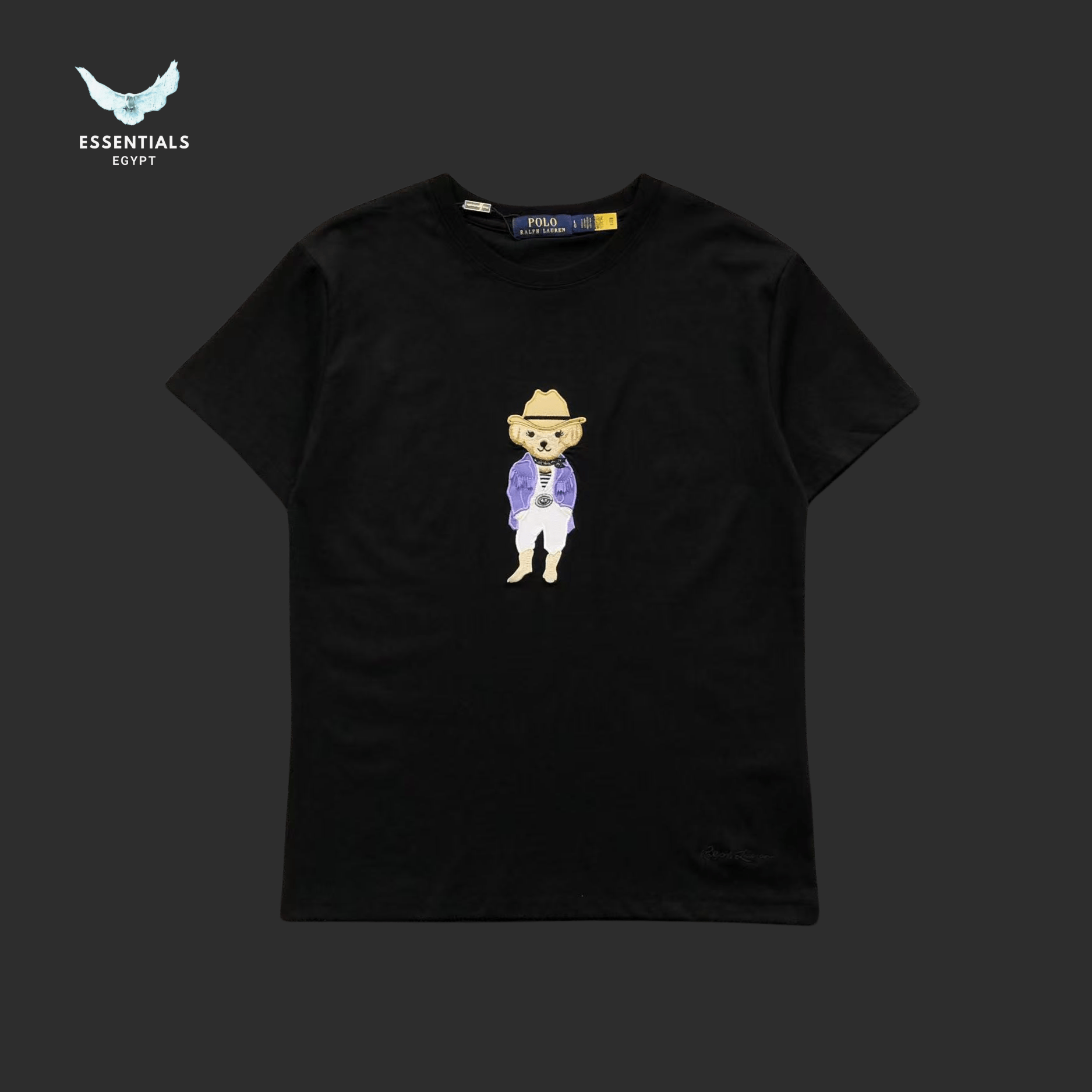 Ralph Lauren T-Shirt – Bear in Straw Hat - ESSENTIALS EGYPT