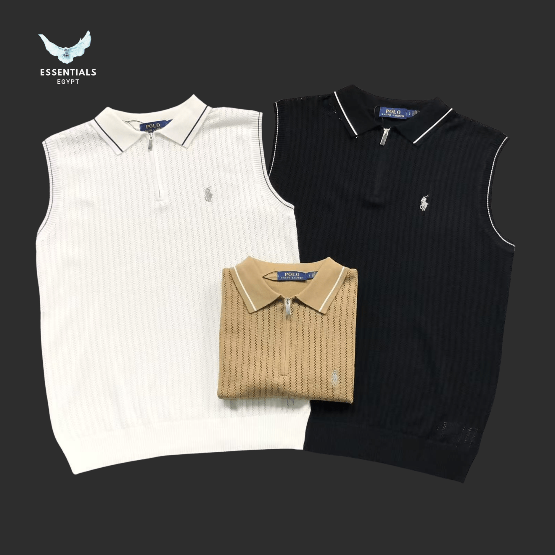 Ralph Lauren Knit Vest – Polo Detail - ESSENTIALS EGYPT