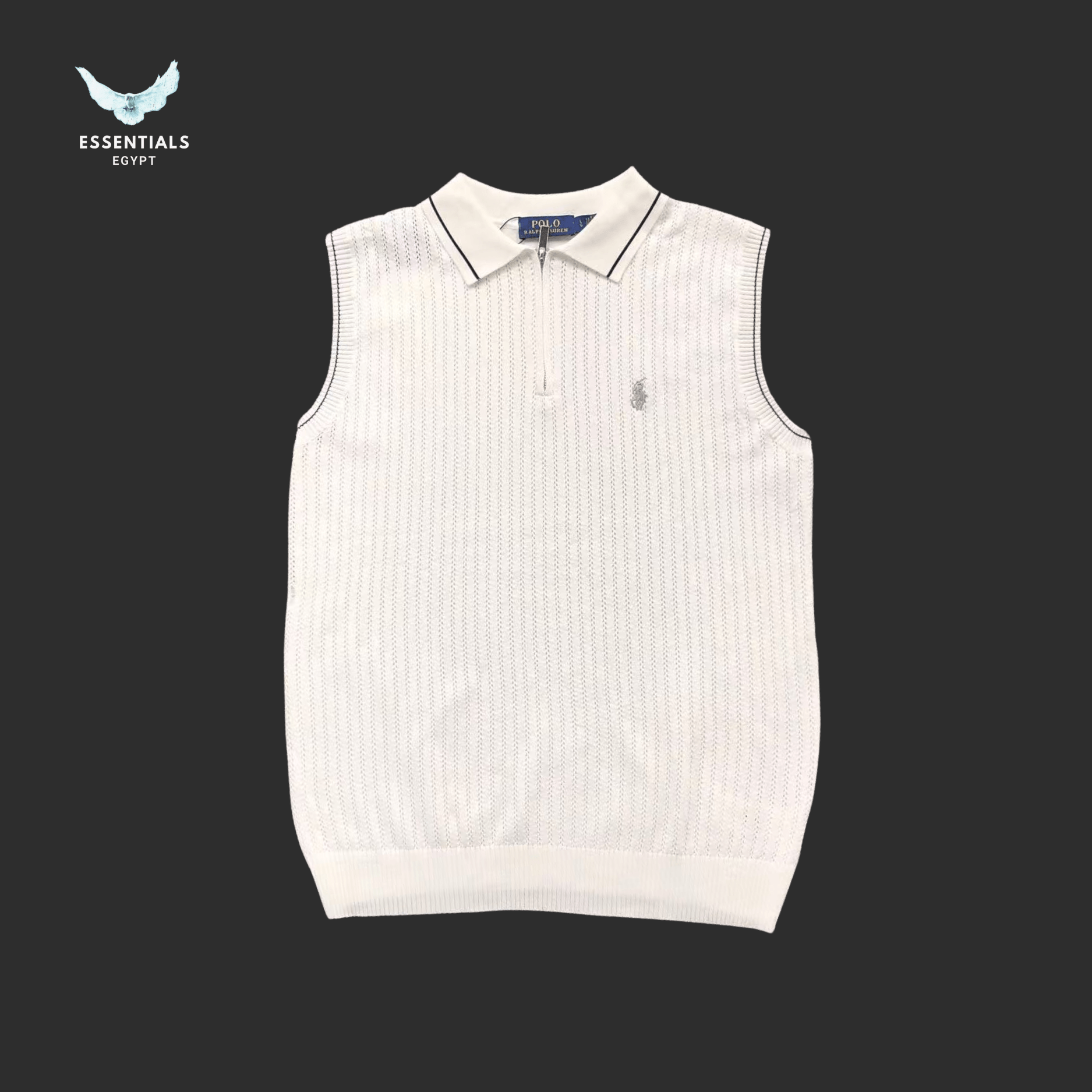 Ralph Lauren Knit Vest – Polo Detail - ESSENTIALS EGYPT