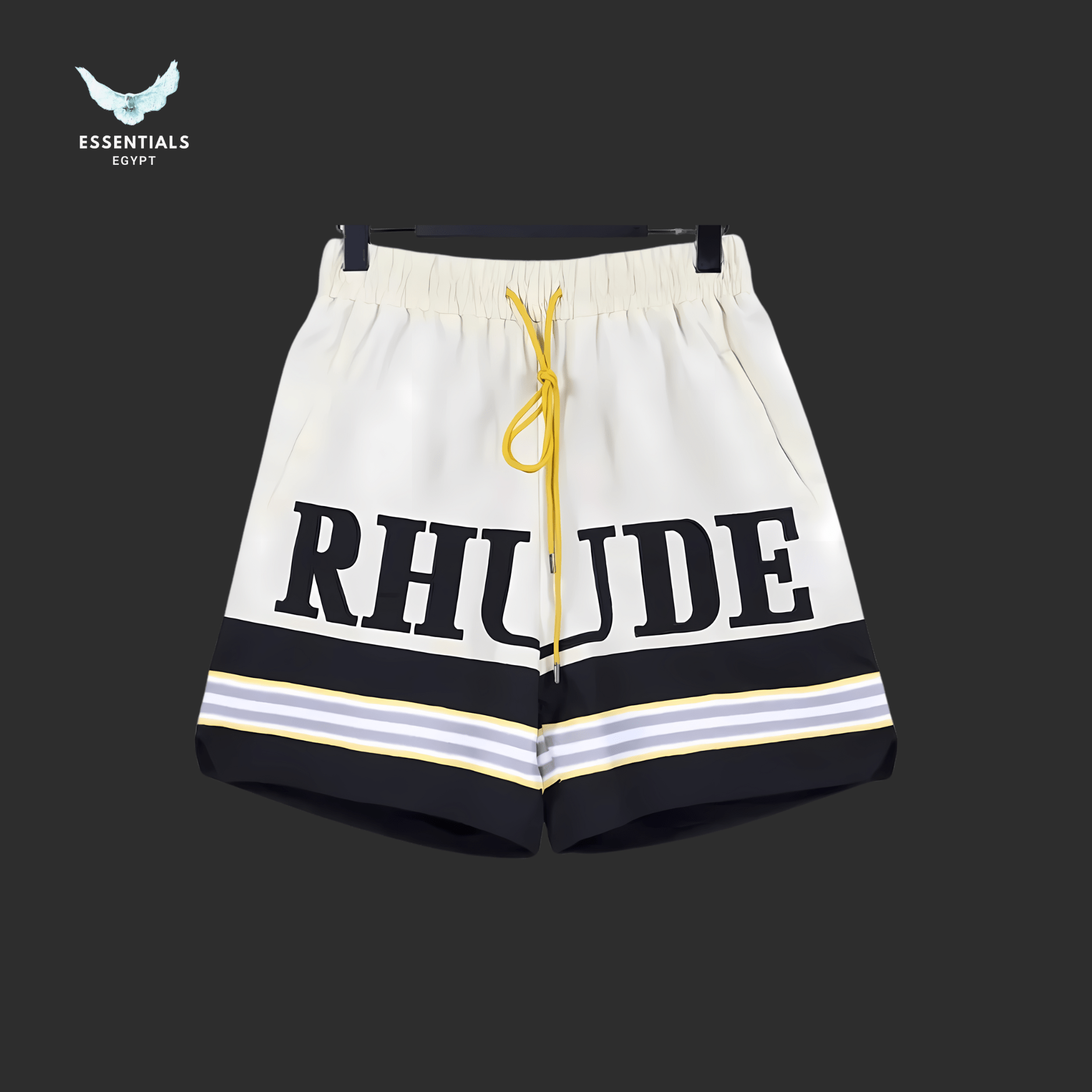 Rhude Logo Printed Shorts - ESSENTIALS EGYPT