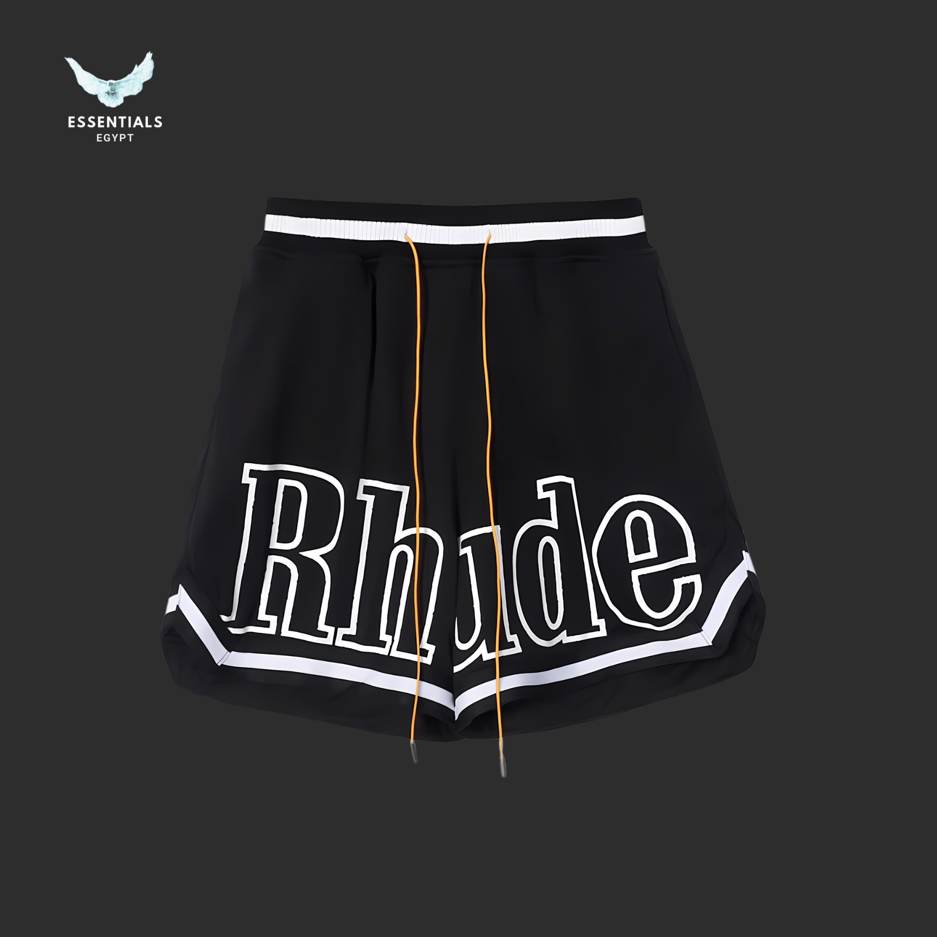 Rhude Striped Nylon Shorts - ESSENTIALS EGYPT