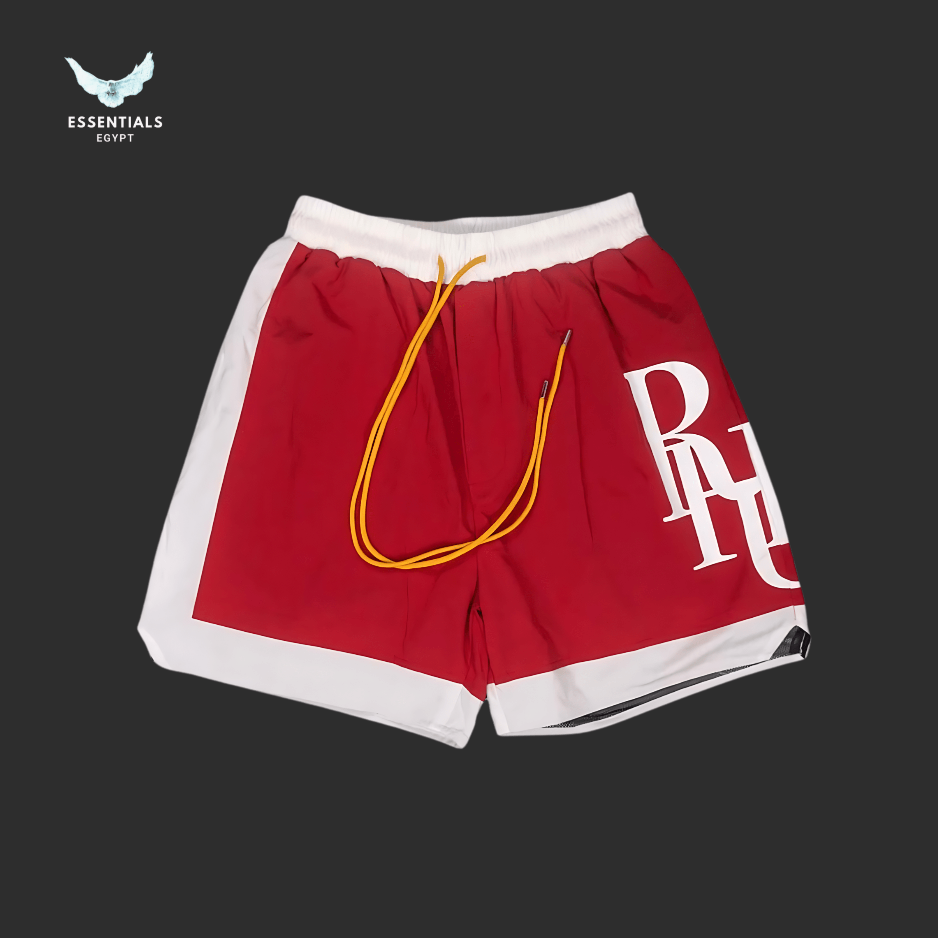 Rhude Half - Print Logo Shorts - ESSENTIALS EGYPT