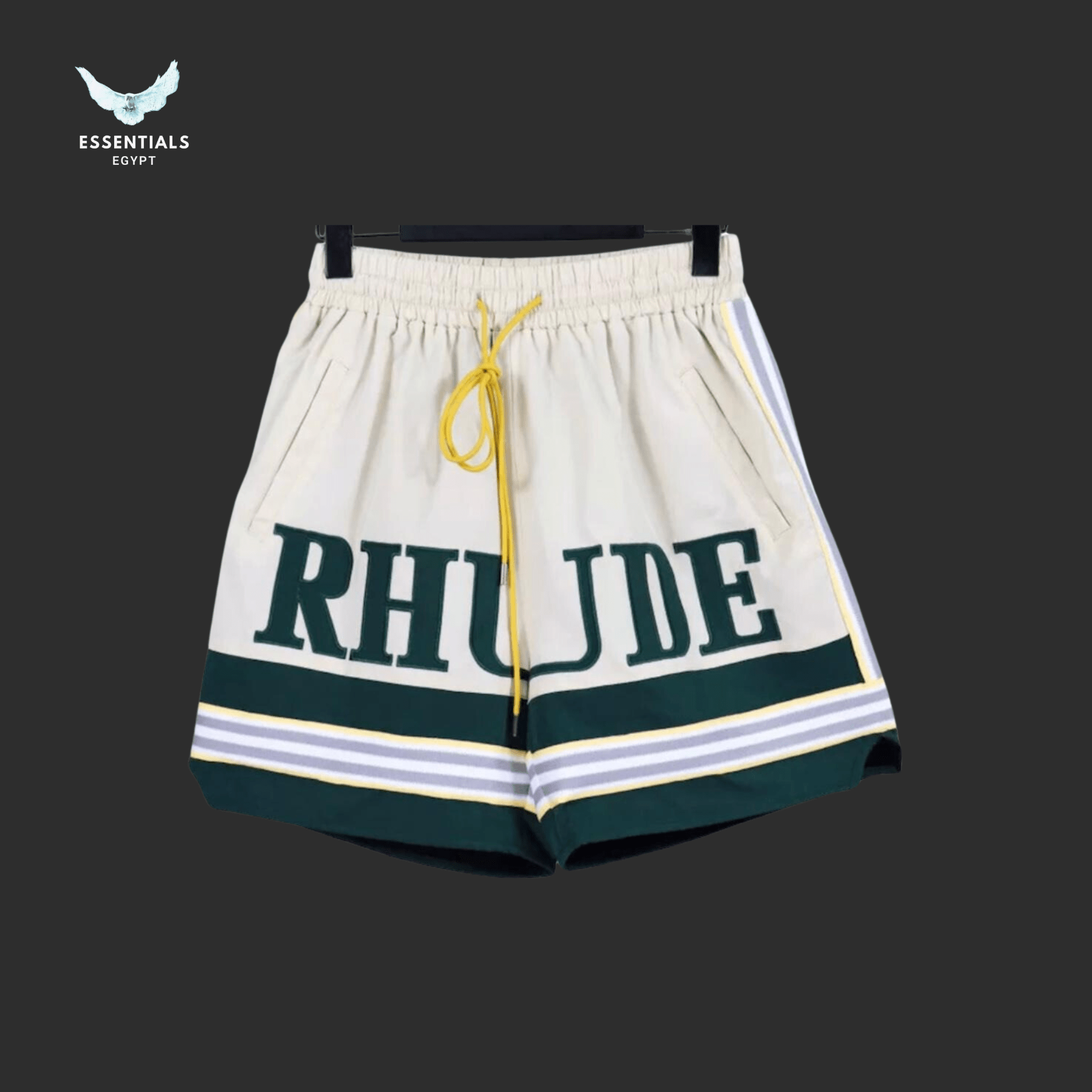 Rhude Logo Printed Shorts - ESSENTIALS EGYPT