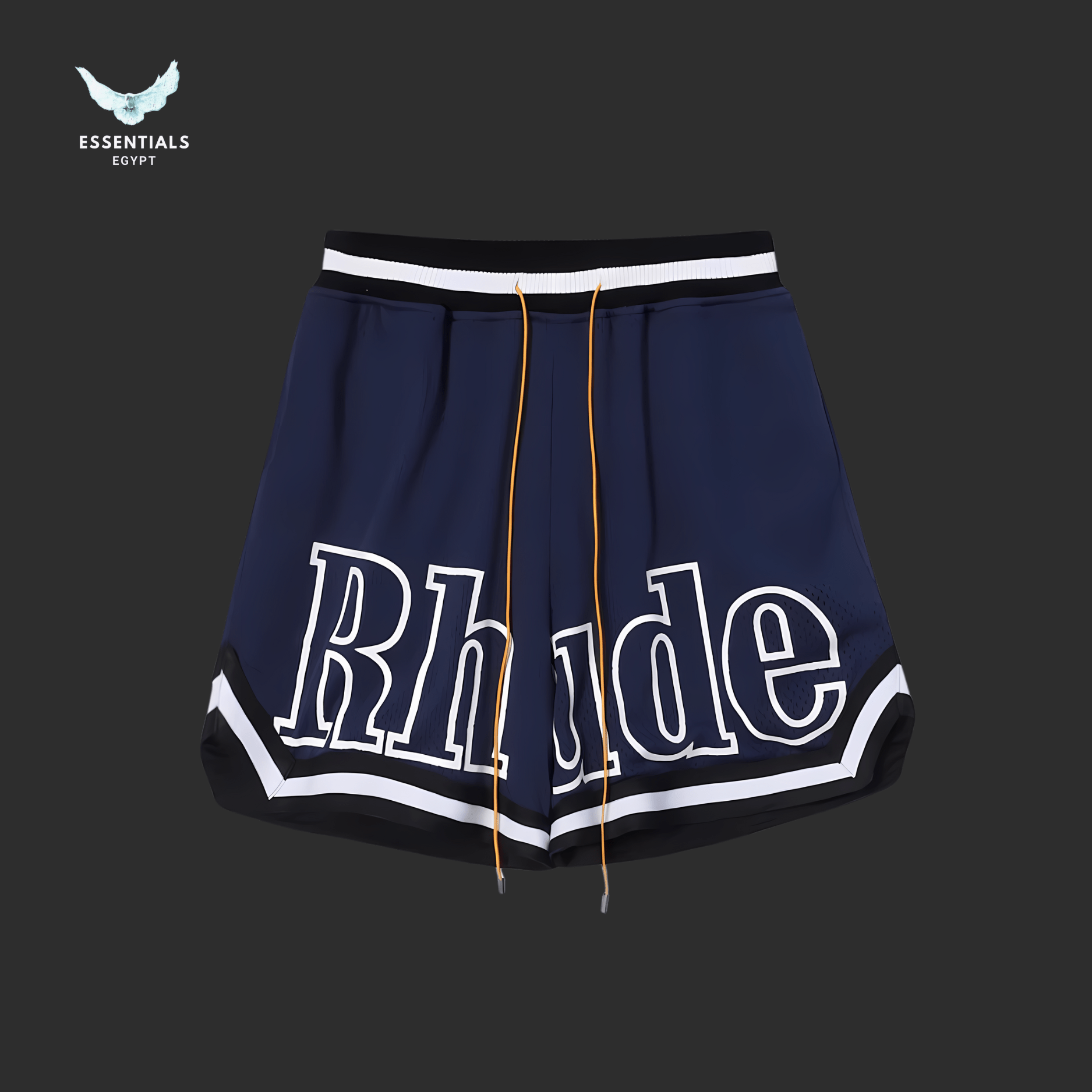 Rhude Striped Nylon Shorts - ESSENTIALS EGYPT