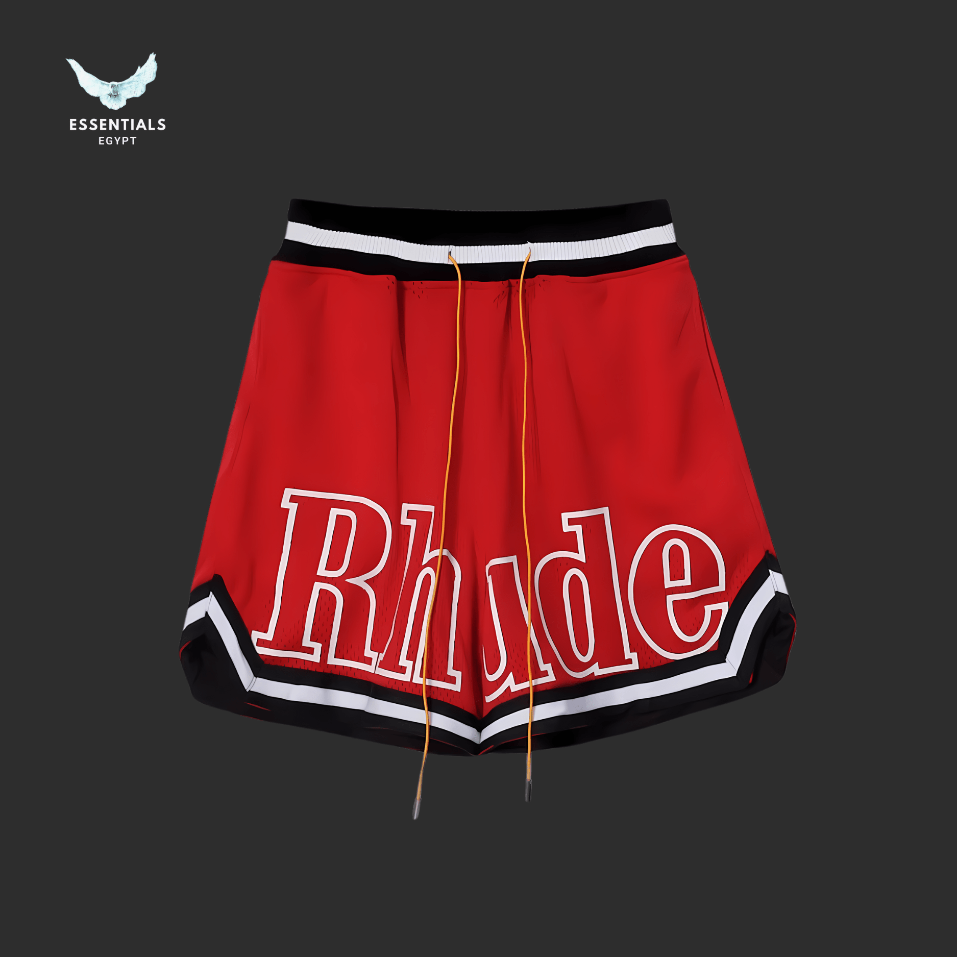 Rhude Striped Nylon Shorts - ESSENTIALS EGYPT