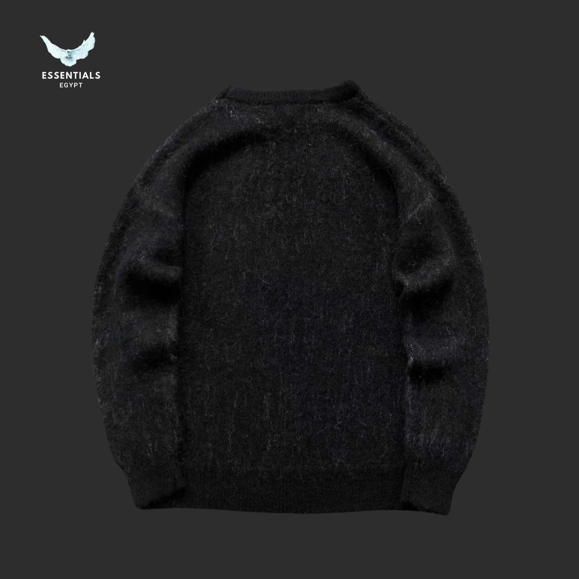 Saint Laurent Sweater – Script Logo Fuzzy Knit - ESSENTIALS EGYPT