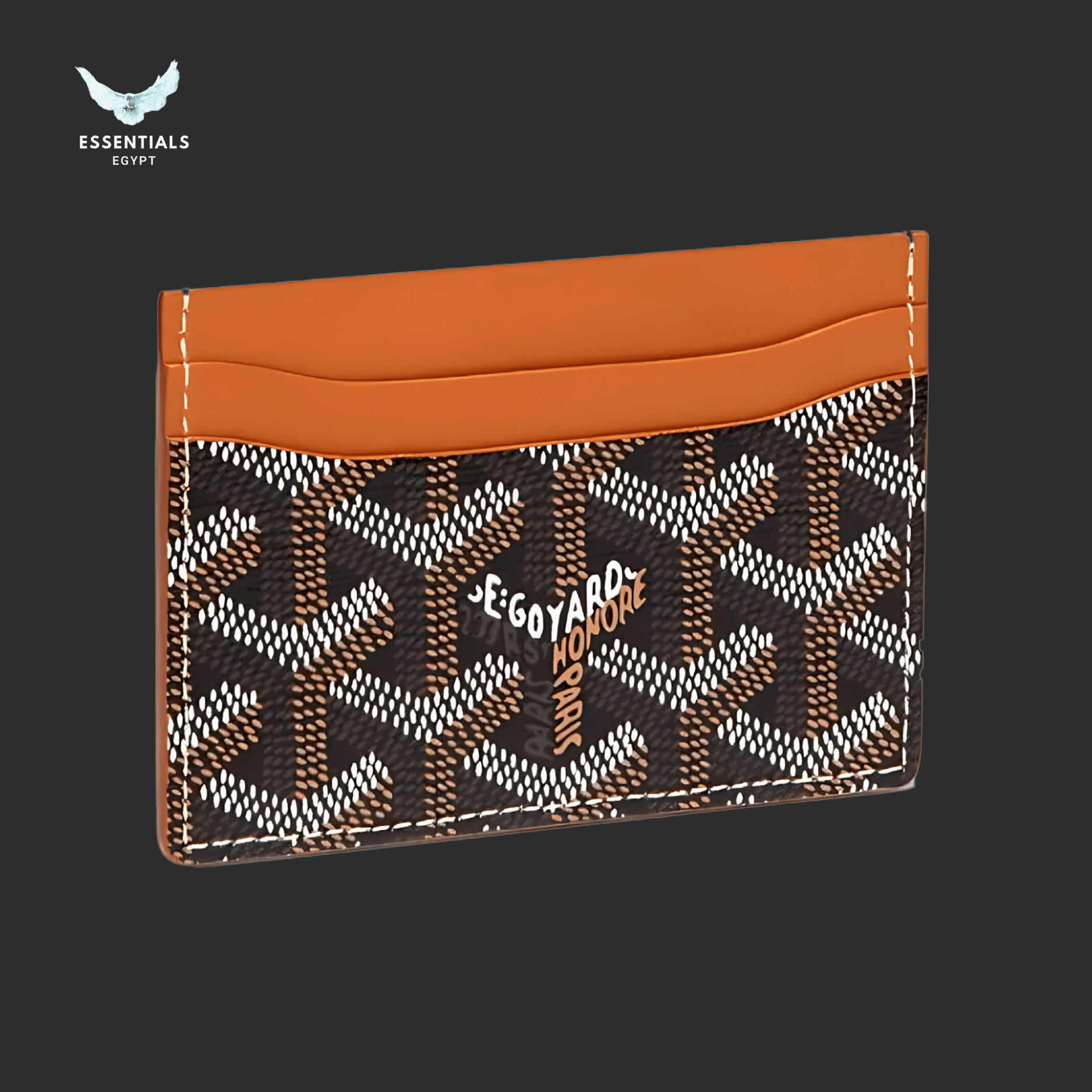 Goyard Card Wallet – Saint Sulpice Black & Tan - ESSENTIALS EGYPT