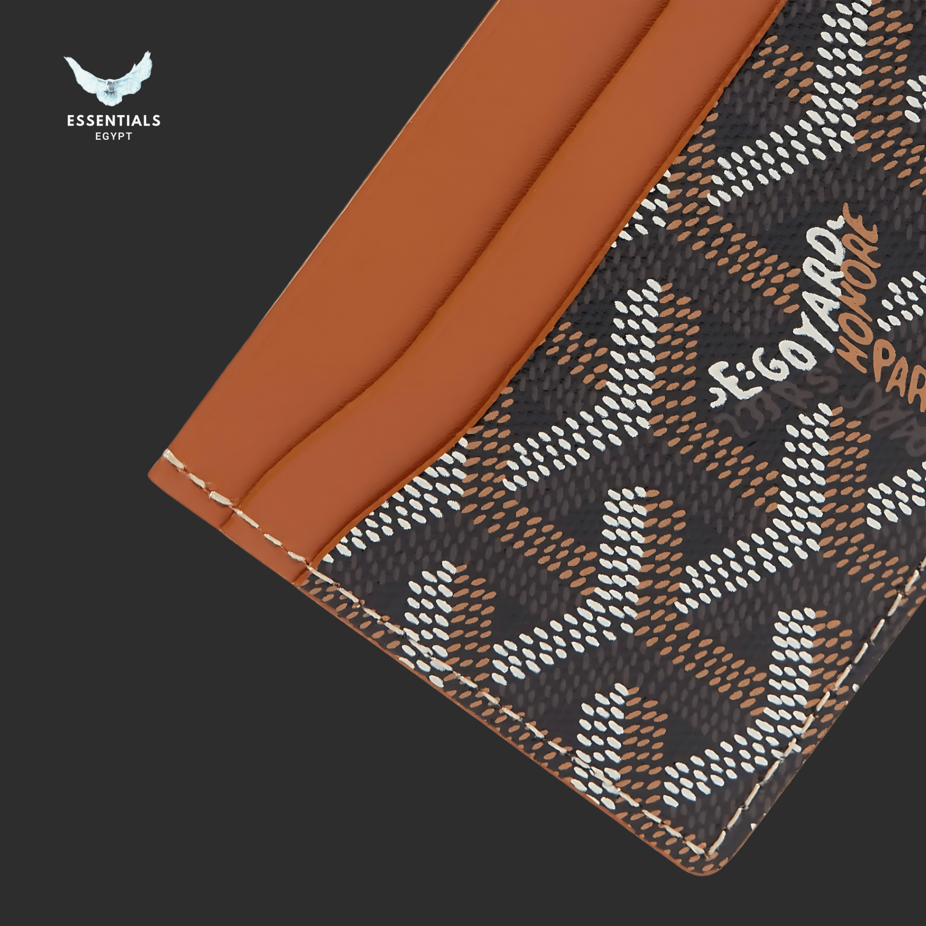 Goyard Card Wallet – Saint Sulpice Black & Tan - ESSENTIALS EGYPT
