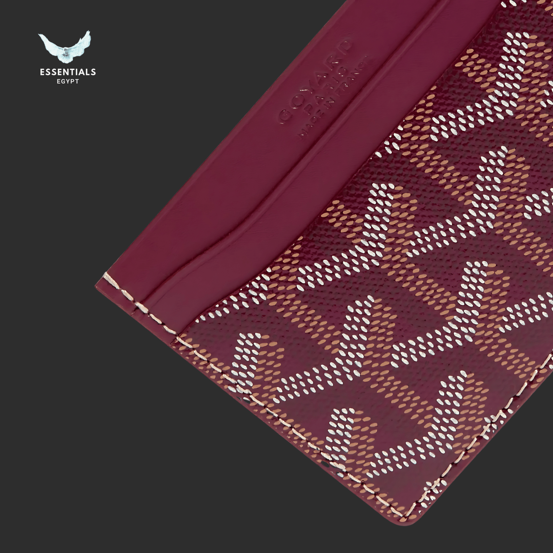 Goyard Saint Sulpice Wallet – Burgundy - ESSENTIALS EGYPT