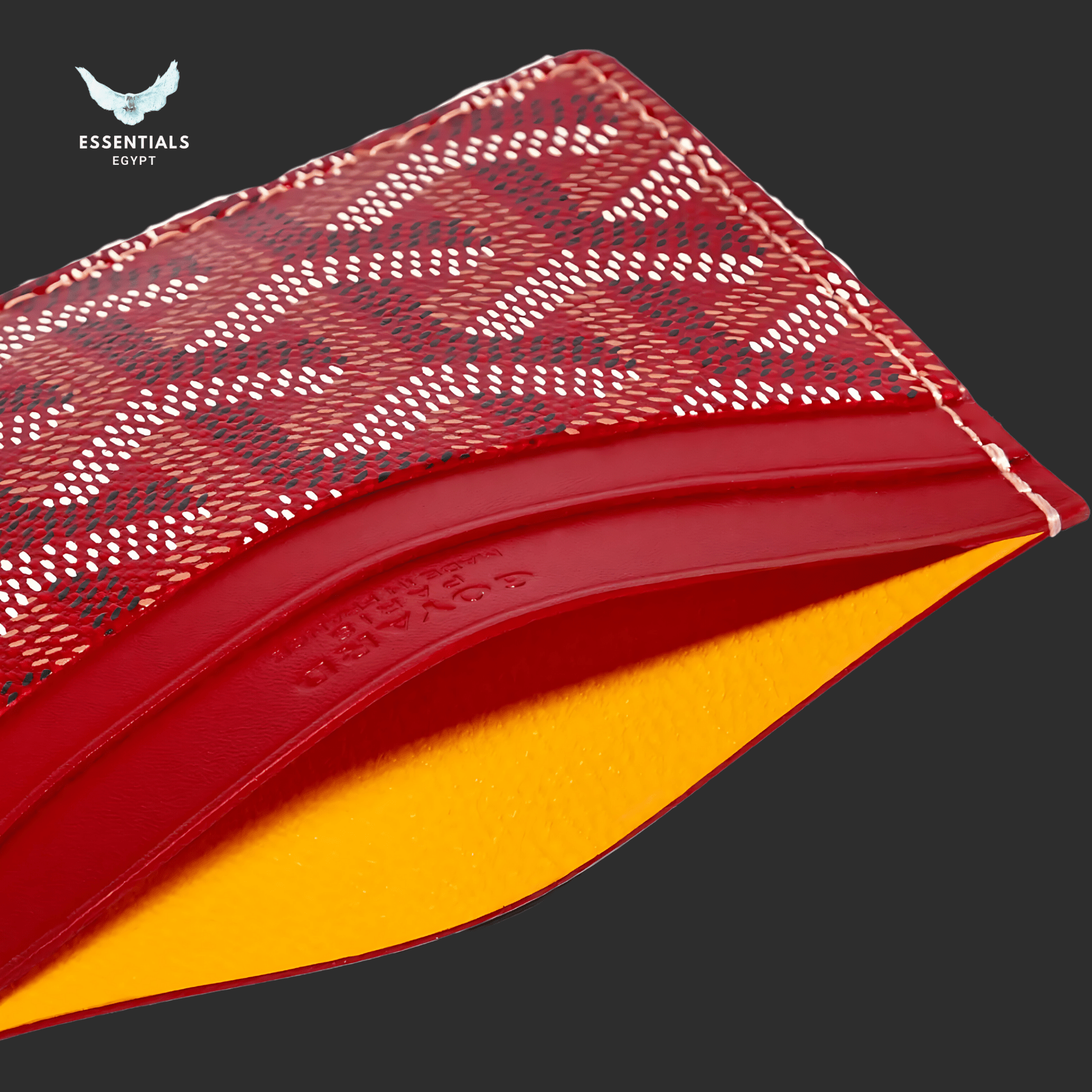 Goyard Card Wallet – Saint Sulpice Red - ESSENTIALS EGYPT