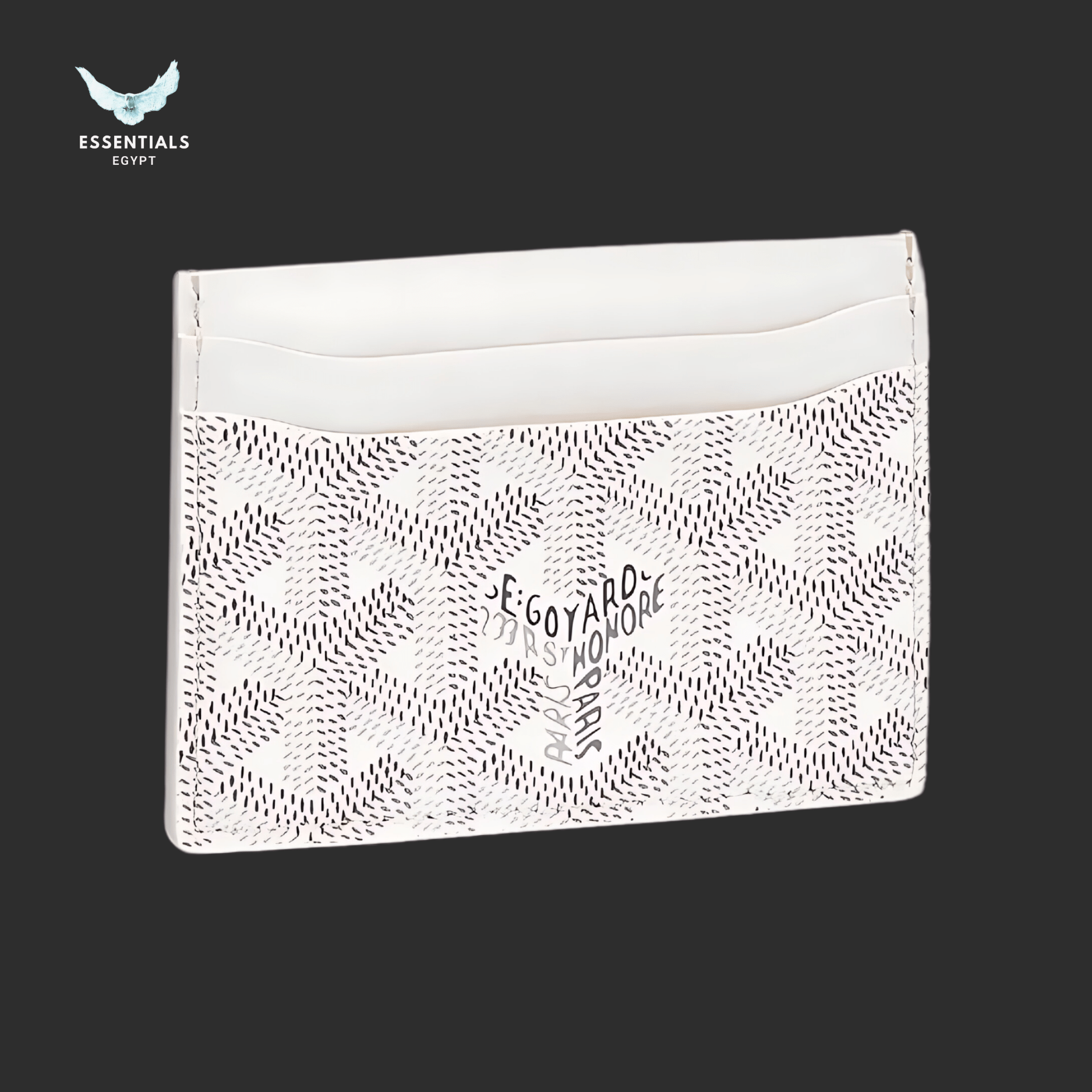 Goyard Card Wallet – Saint Sulpice White - ESSENTIALS EGYPT