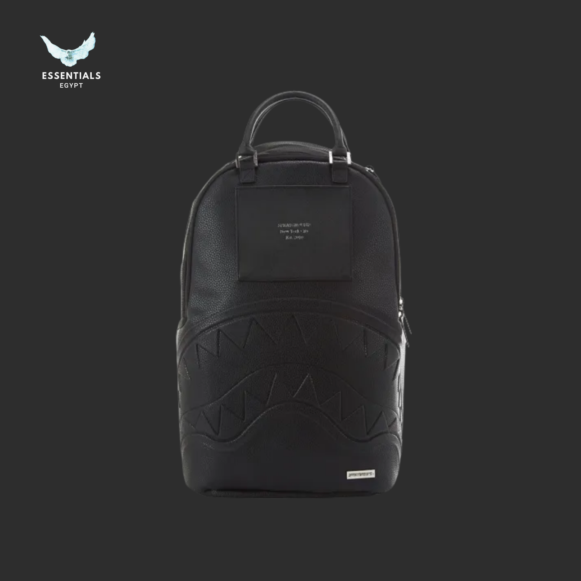 Sprayground Backpack – Blackout Luxe Leather