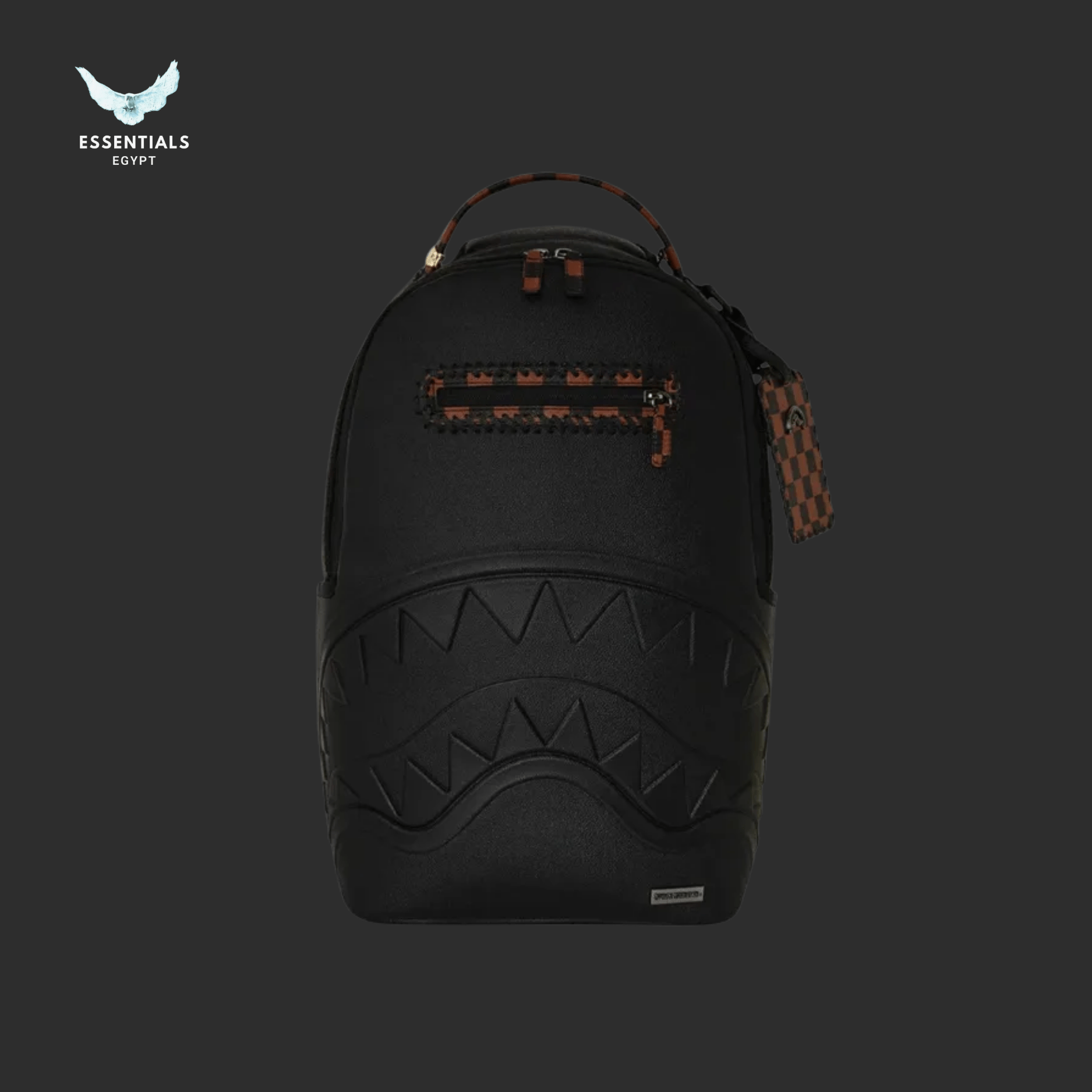 black leather sprayground backpack Racing A separate velour sunglass compartment keeps accessories protected Faux Leather Sprayground Black And