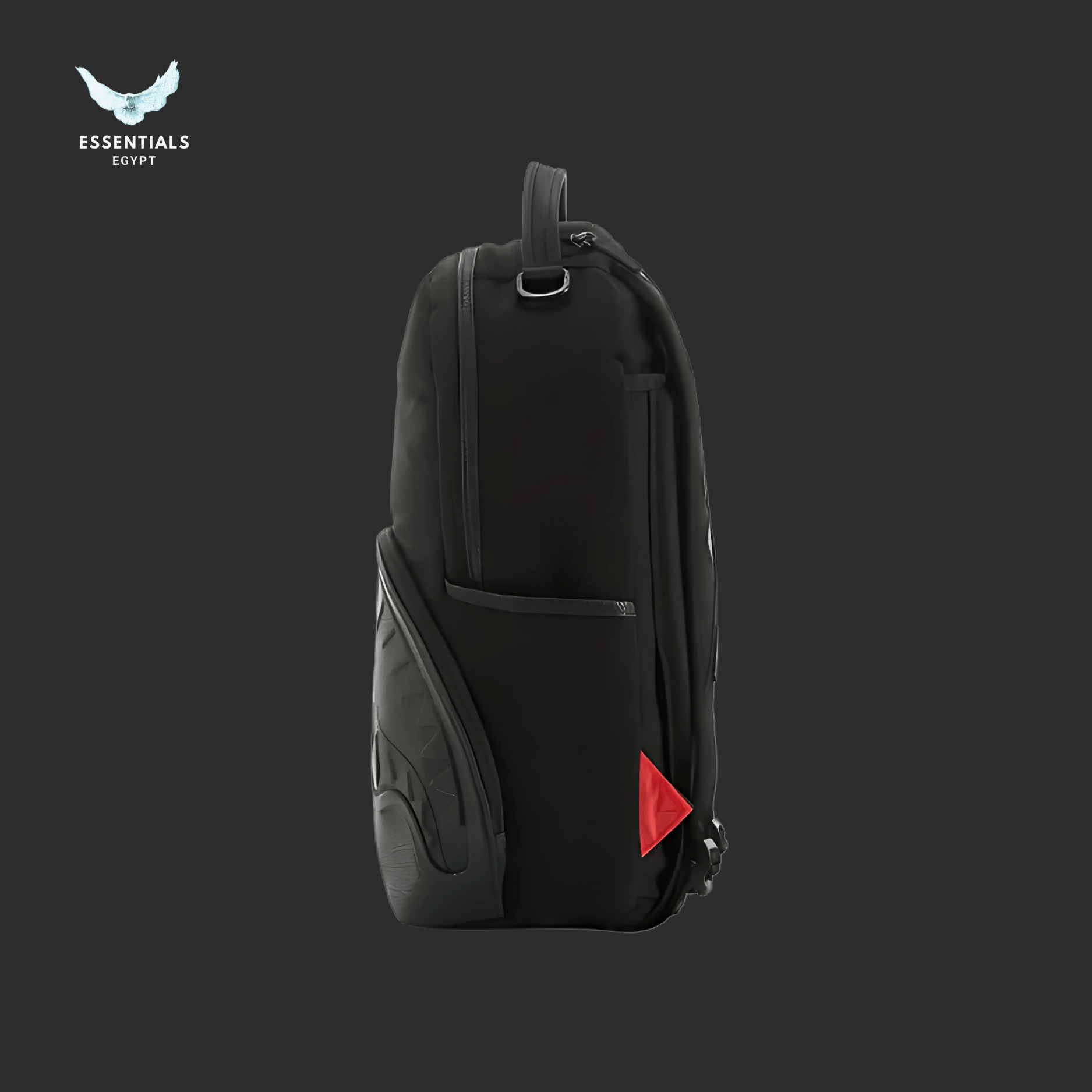 Sprayground Backpack – Stealth Black Shark - ESSENTIALS EGYPT