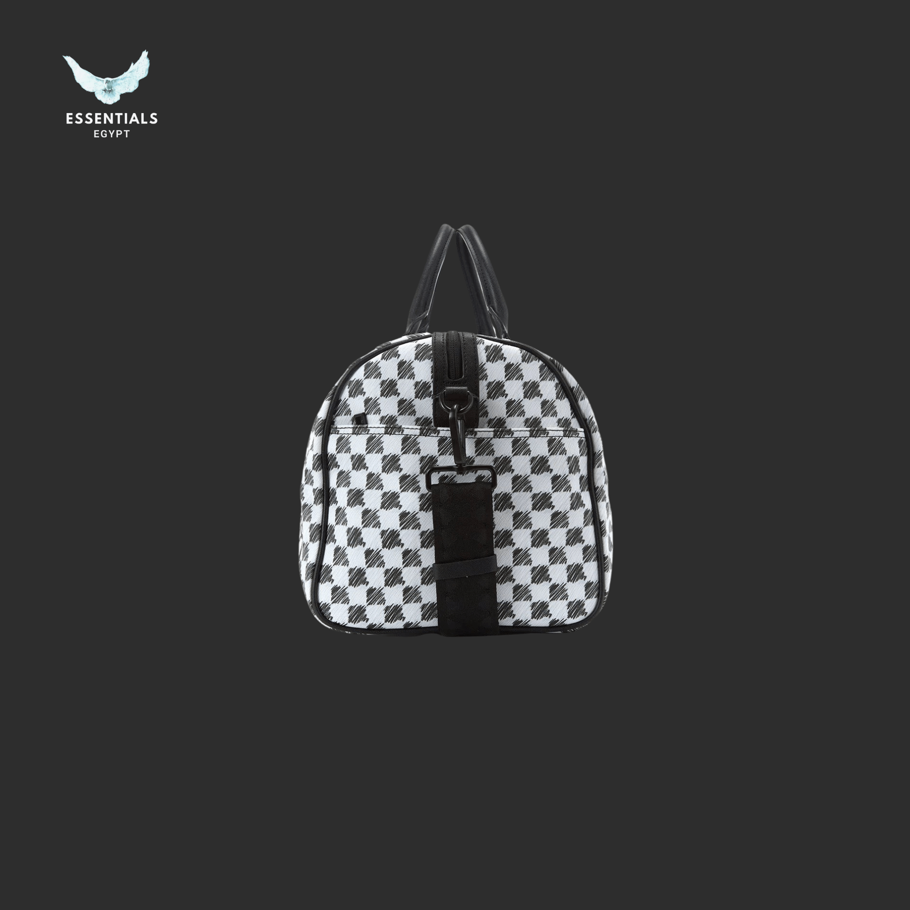 Sprayground Cross Pack – Black Checker Shark - ESSENTIALS EGYPT