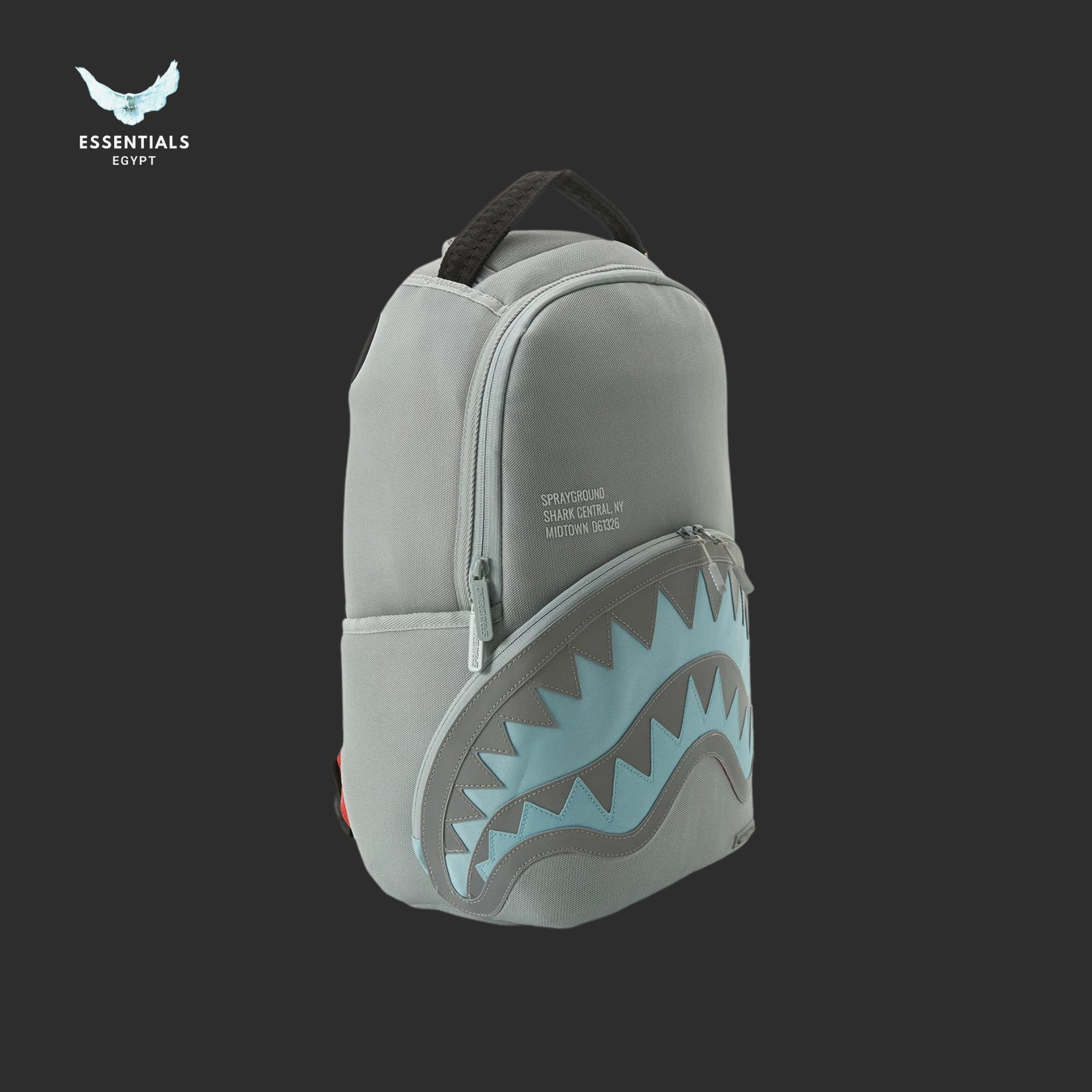 Sprayground Backpack – Grey Aqua Shark