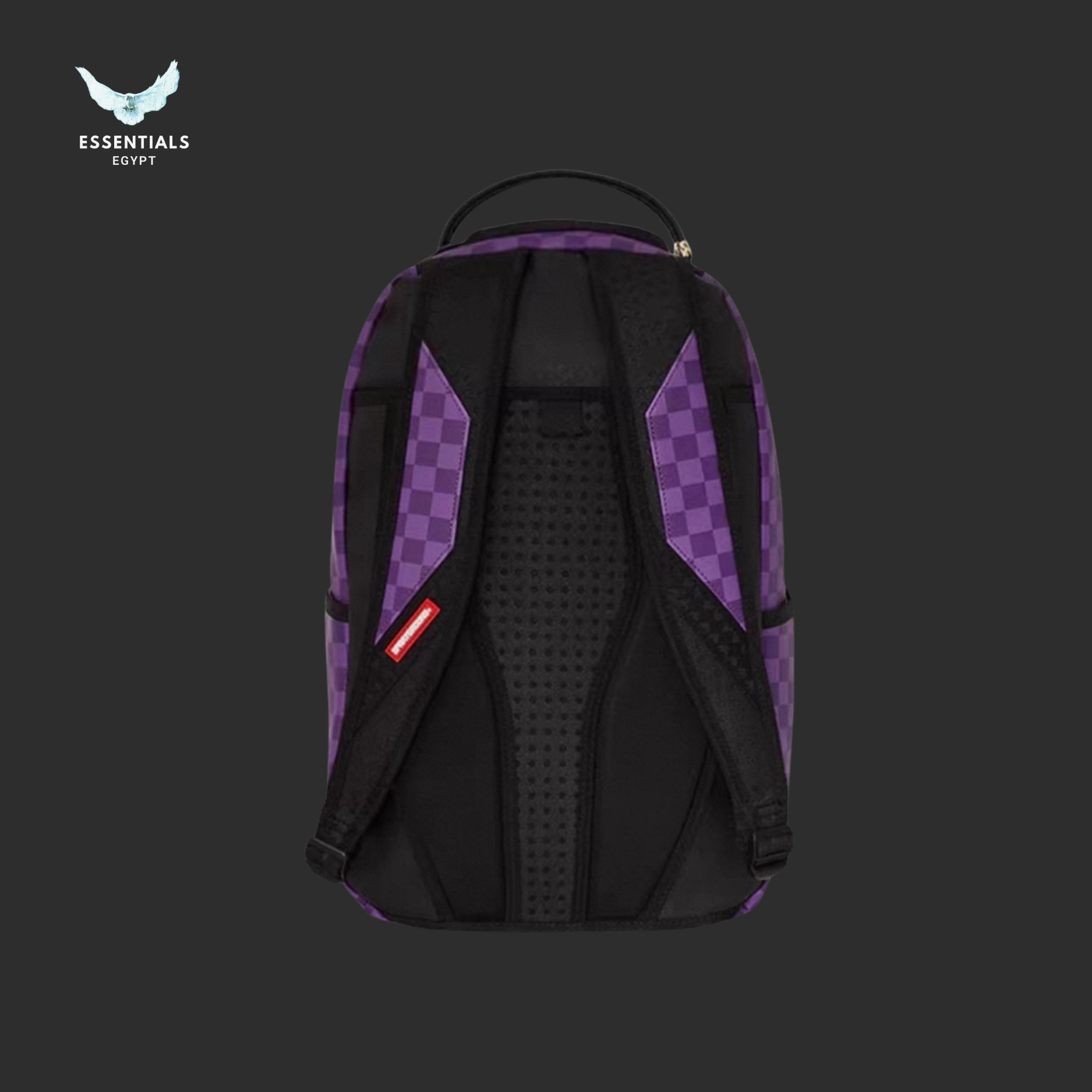 Sprayground Backpack – Purple Checkered Shark