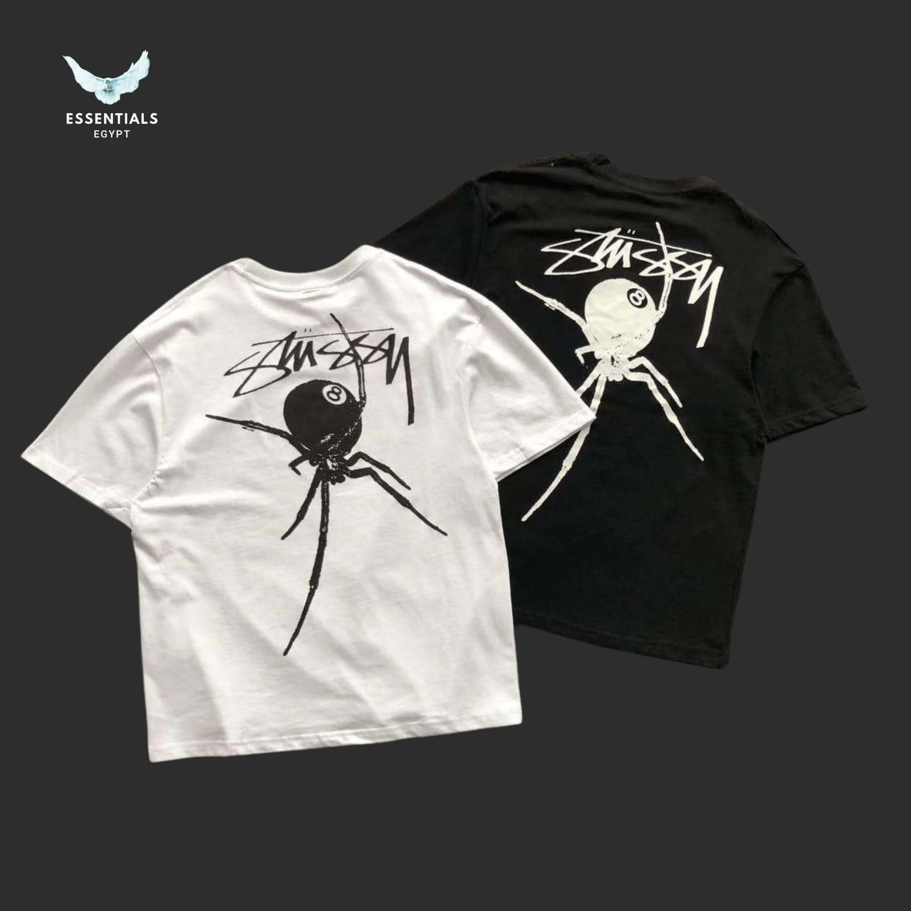 Stüssy Arachnid T-Shirt Egypt | Essentials EG