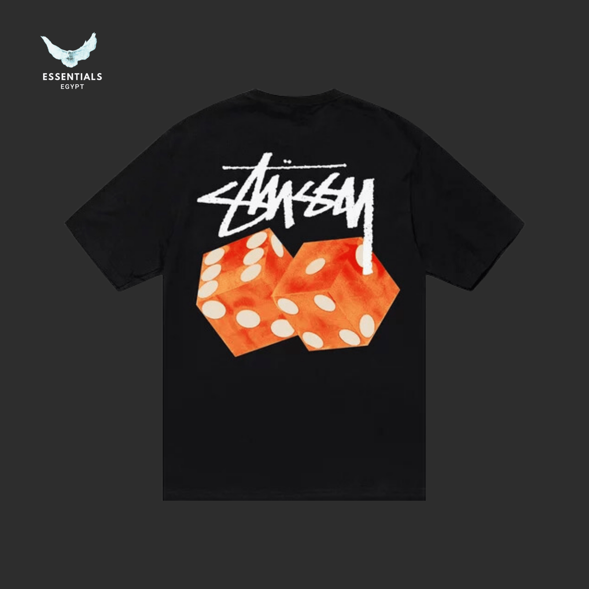 Stüssy T-Shirt – Diced Out Graphic Black - ESSENTIALS EGYPT