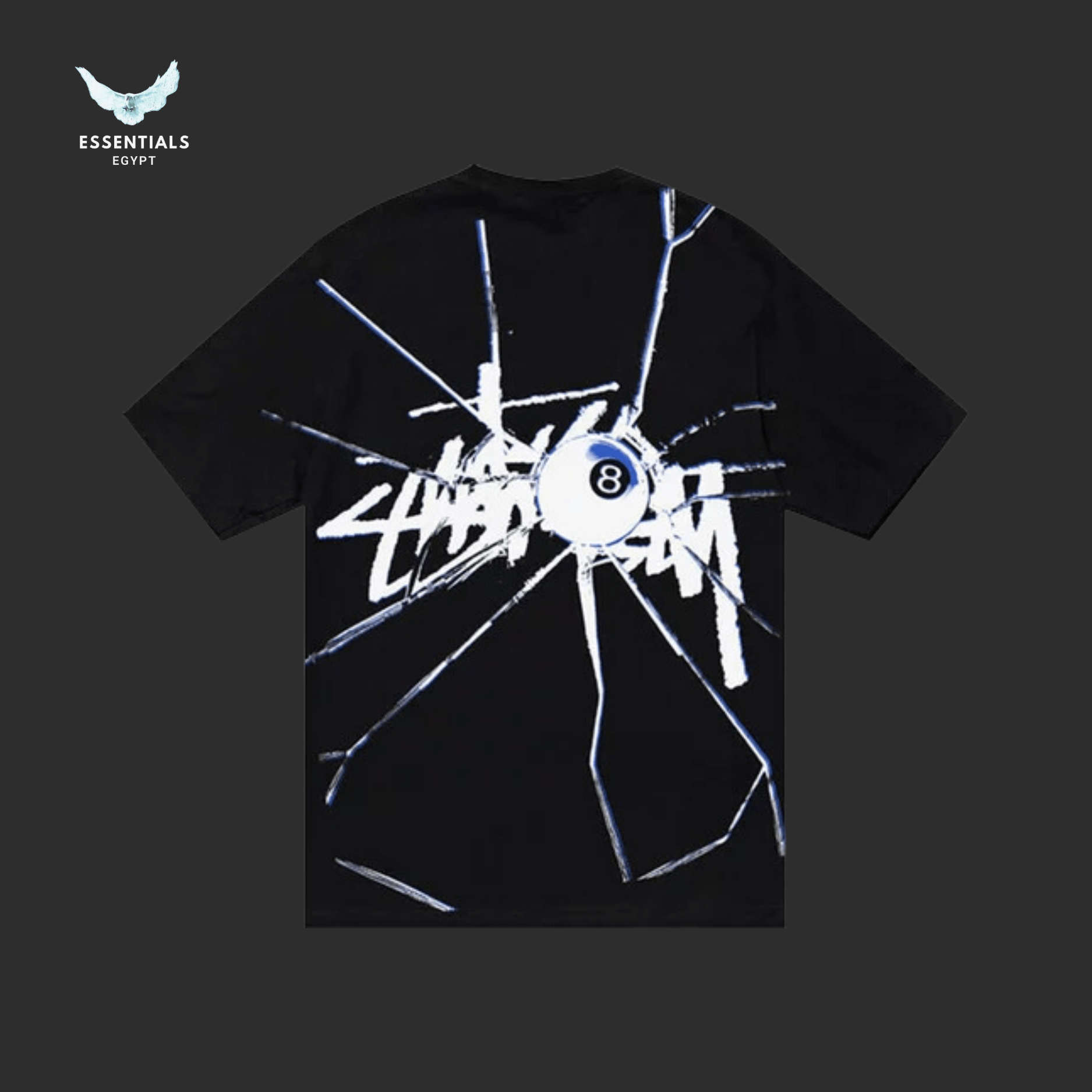 Stüssy T-Shirt – Shattered Logo Graphic - ESSENTIALS EGYPT