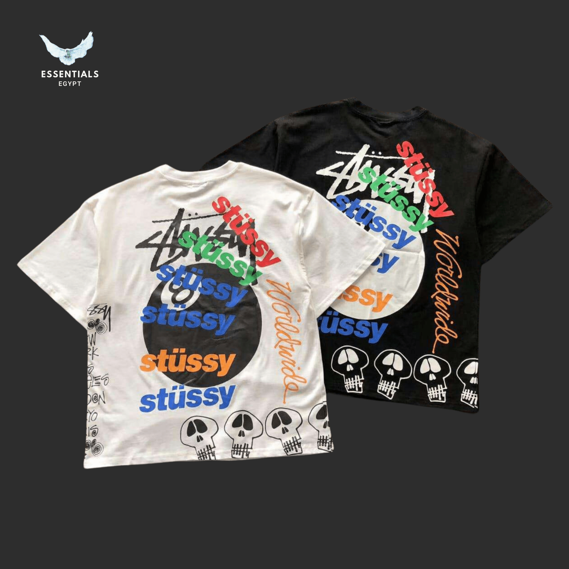Stüssy T-Shirt – Test Strike Pigment Dyed - ESSENTIALS EGYPT
