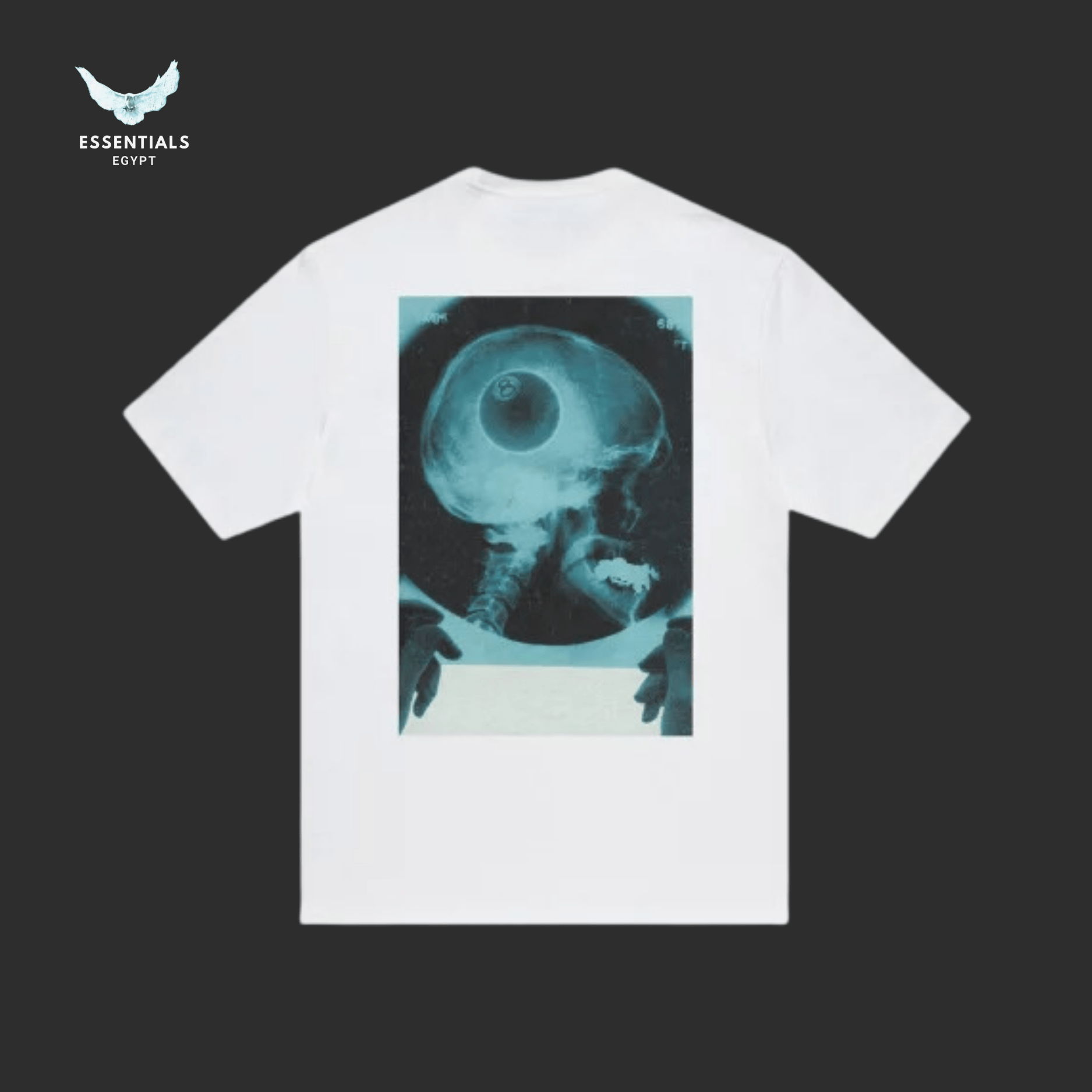 Stüssy T-Shirt – X - Ray Graphic White - ESSENTIALS EGYPT