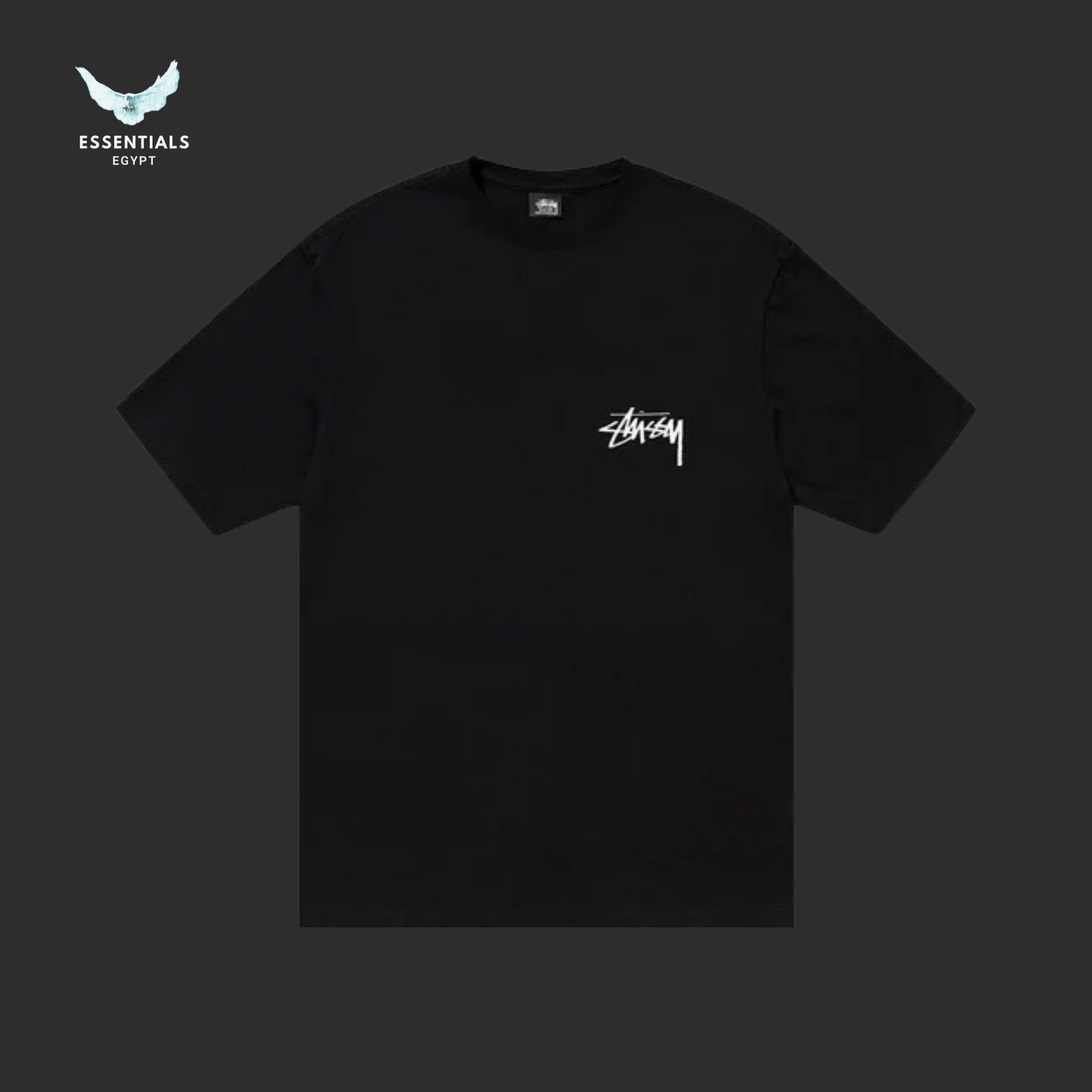 Stüssy T-Shirt – Diced Out Graphic Black - ESSENTIALS EGYPT