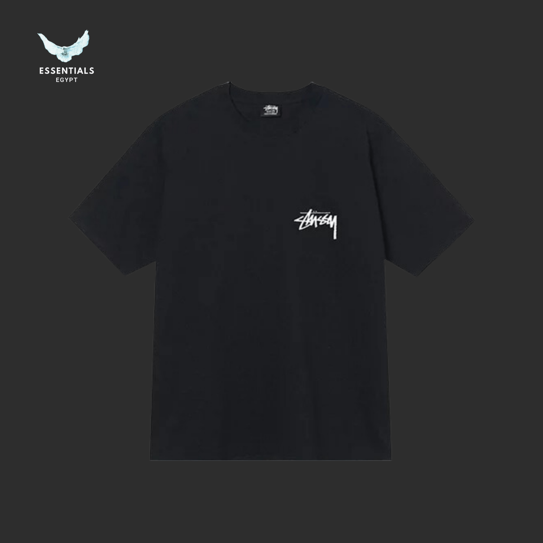 Stüssy T-Shirt – Fuzzy Dice Graphic - ESSENTIALS EGYPT