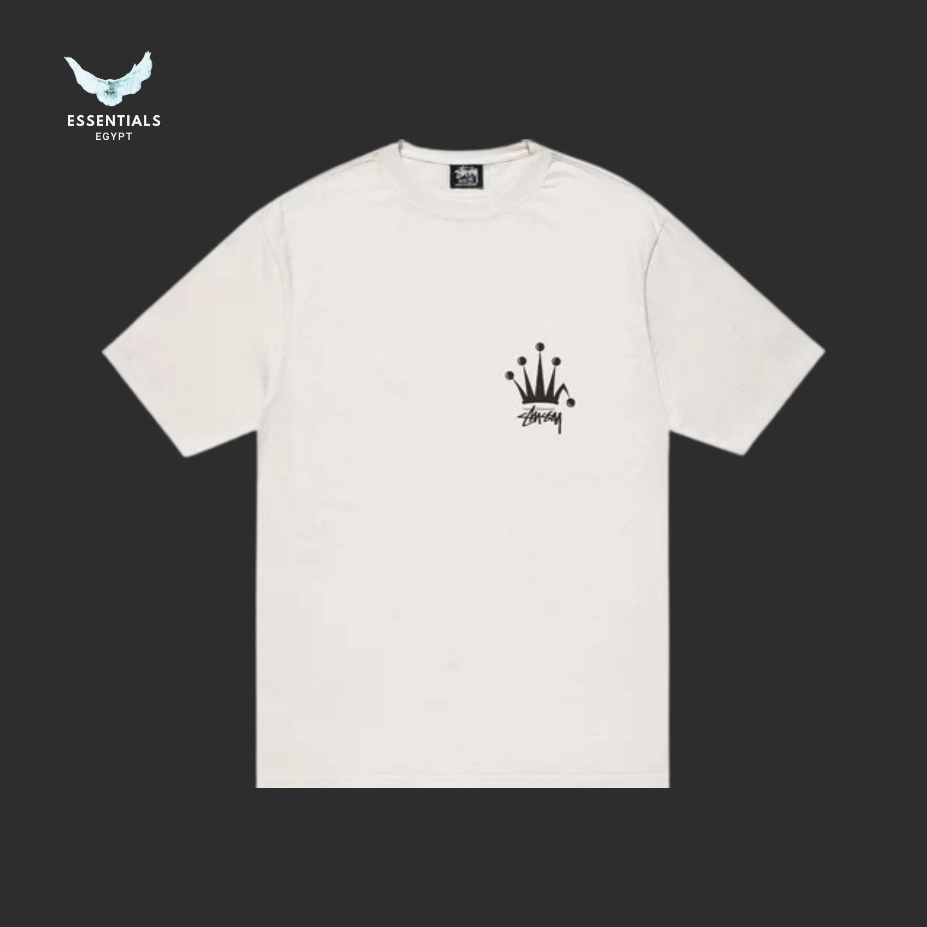 Stüssy T-Shirt – Regal Crown Pigment Dyed - ESSENTIALS EGYPT