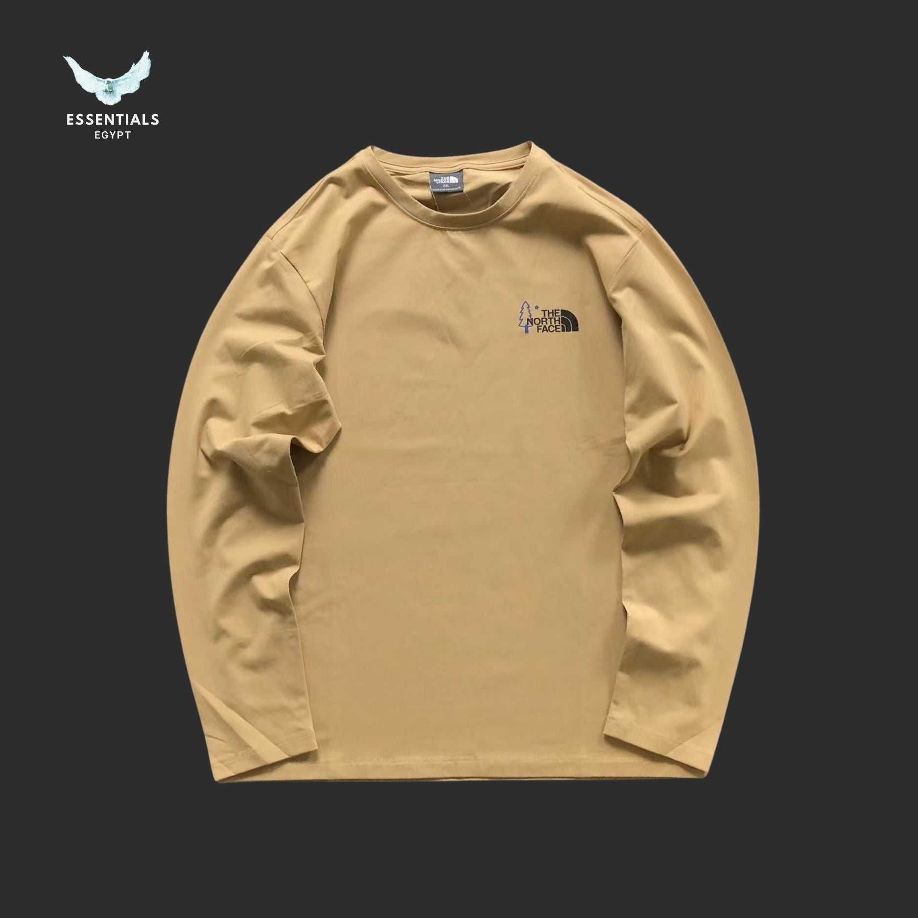 The North Face Long Sleeve Tee – Mini Mountain Logo - ESSENTIALS EGYPT