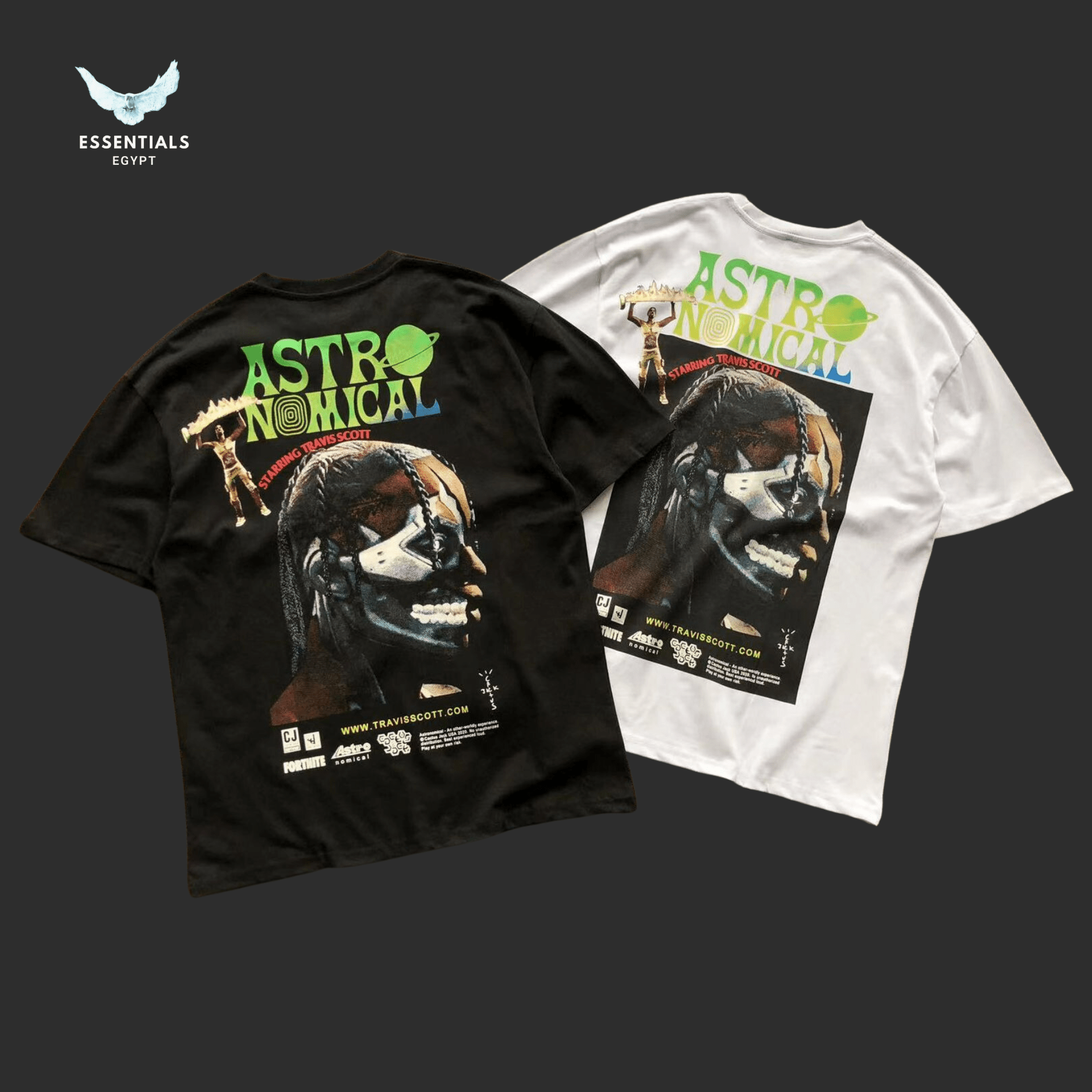 Travis Scott T-Shirt – Sicko Event II - ESSENTIALS EGYPT