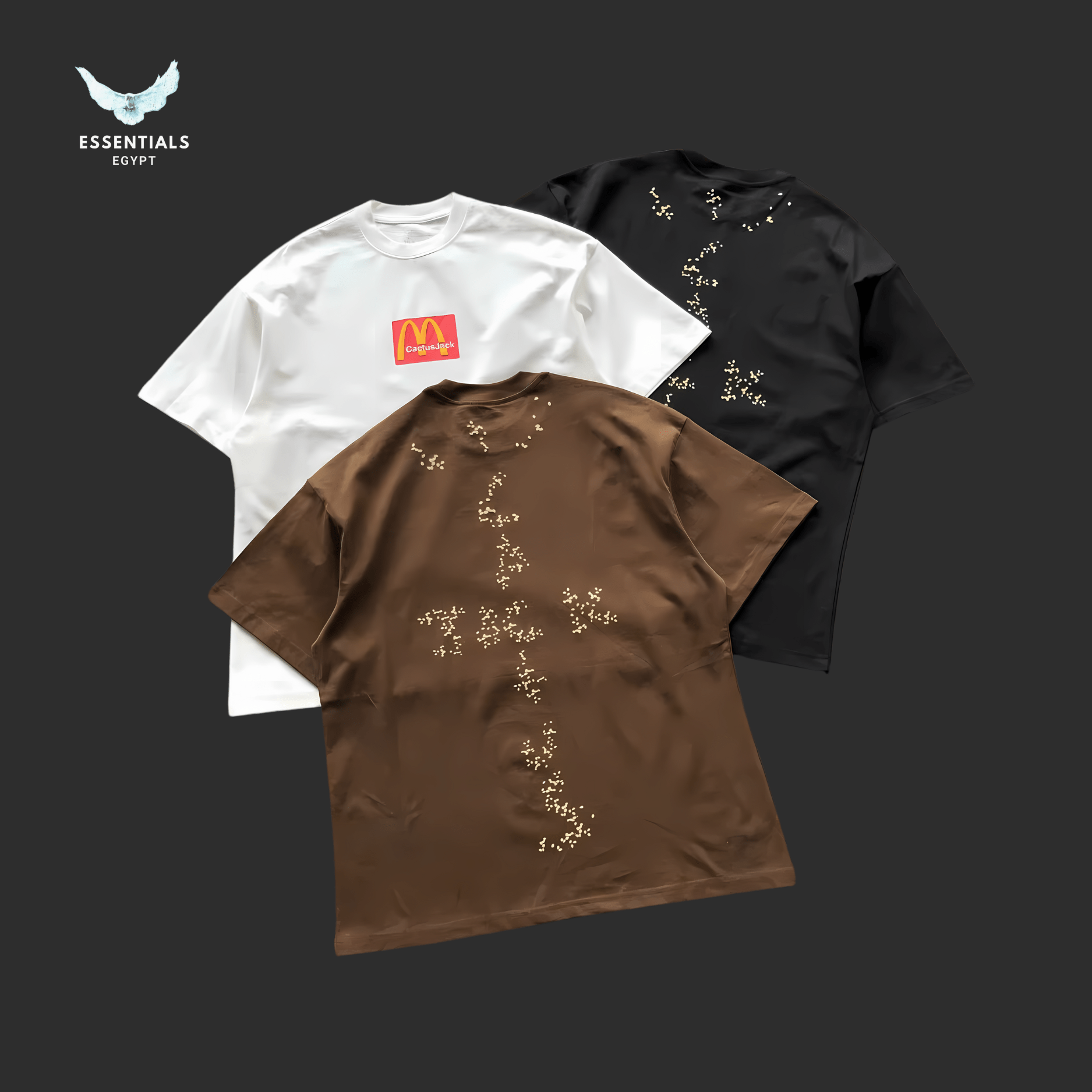 Travis Scott x McDonald's T-Shirt – Sesame III - ESSENTIALS EGYPT