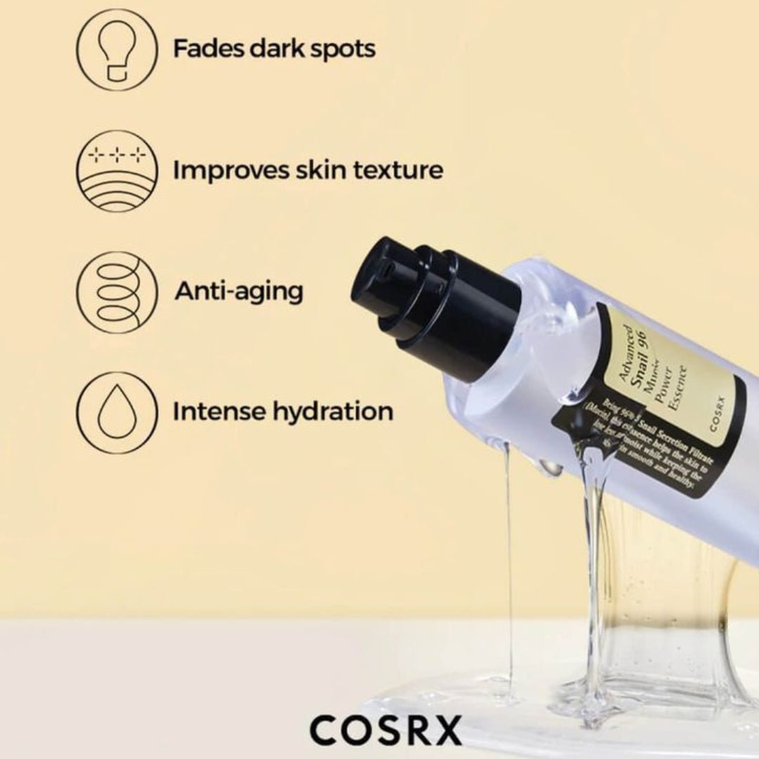 COSRX Advanced Snail 96 Mucin Power Essence – Glow & Repair - ESSENTIALS EGYPT