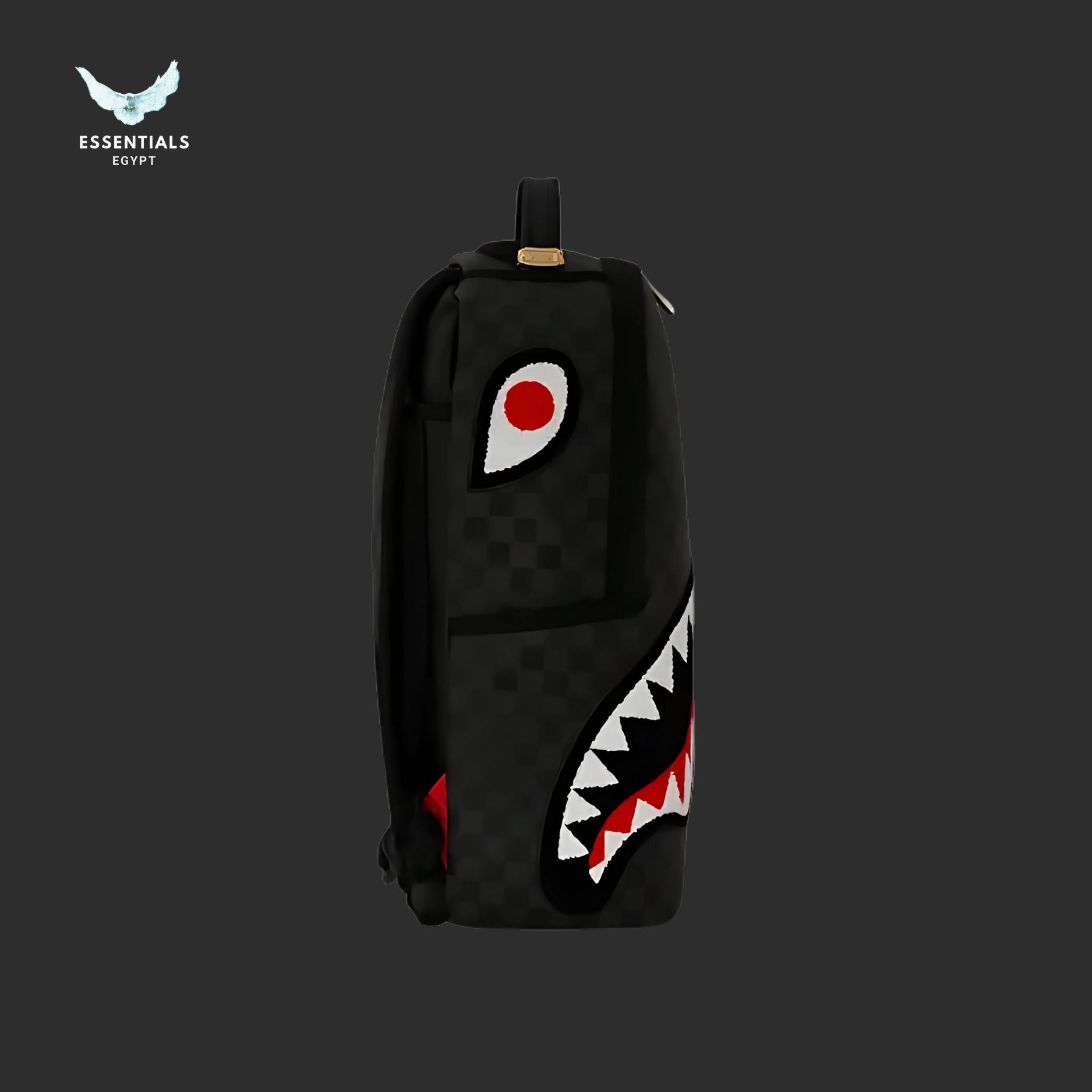 Sprayground Backpack – Classic Black Shark - ESSENTIALS EGYPT