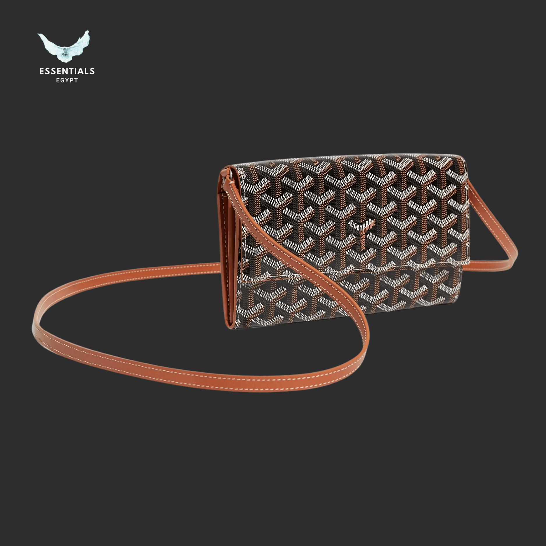 Goyard Varenne Continental Wallet – Black & Tan - ESSENTIALS EGYPT