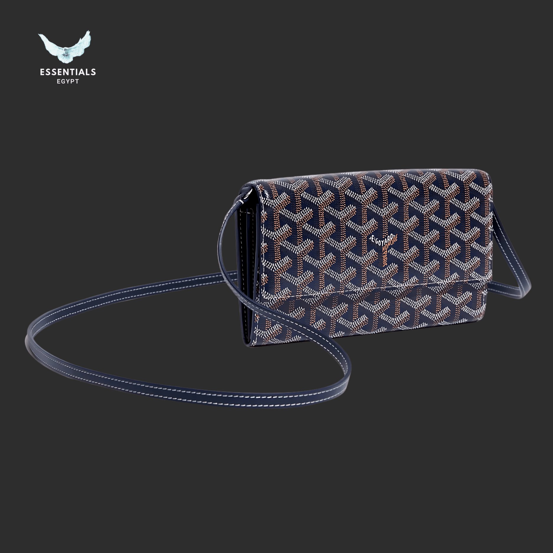 Goyard Varenne Continental Wallet – Navy Blue - ESSENTIALS EGYPT