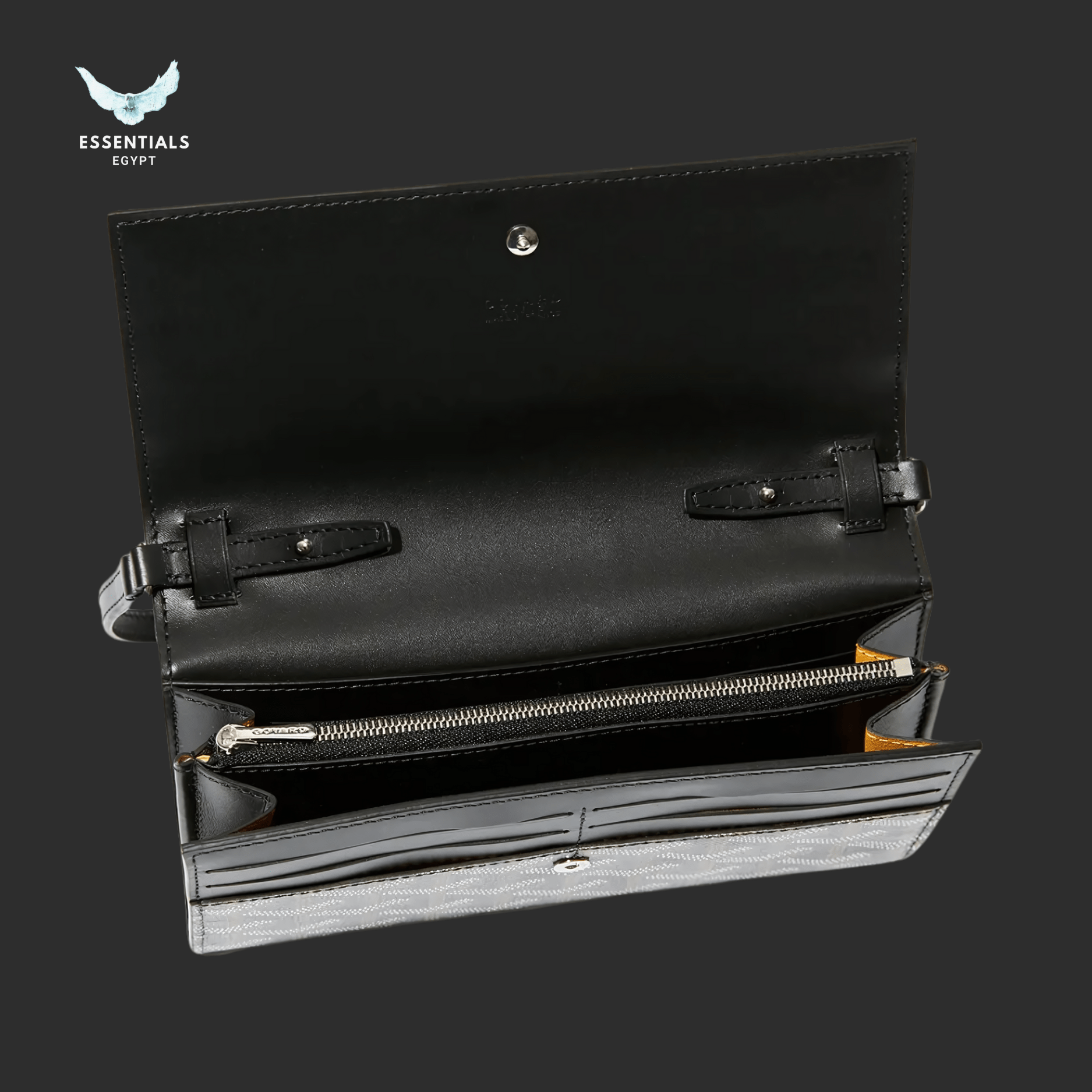 Goyard Varenne Continental Wallet – Black - ESSENTIALS EGYPT