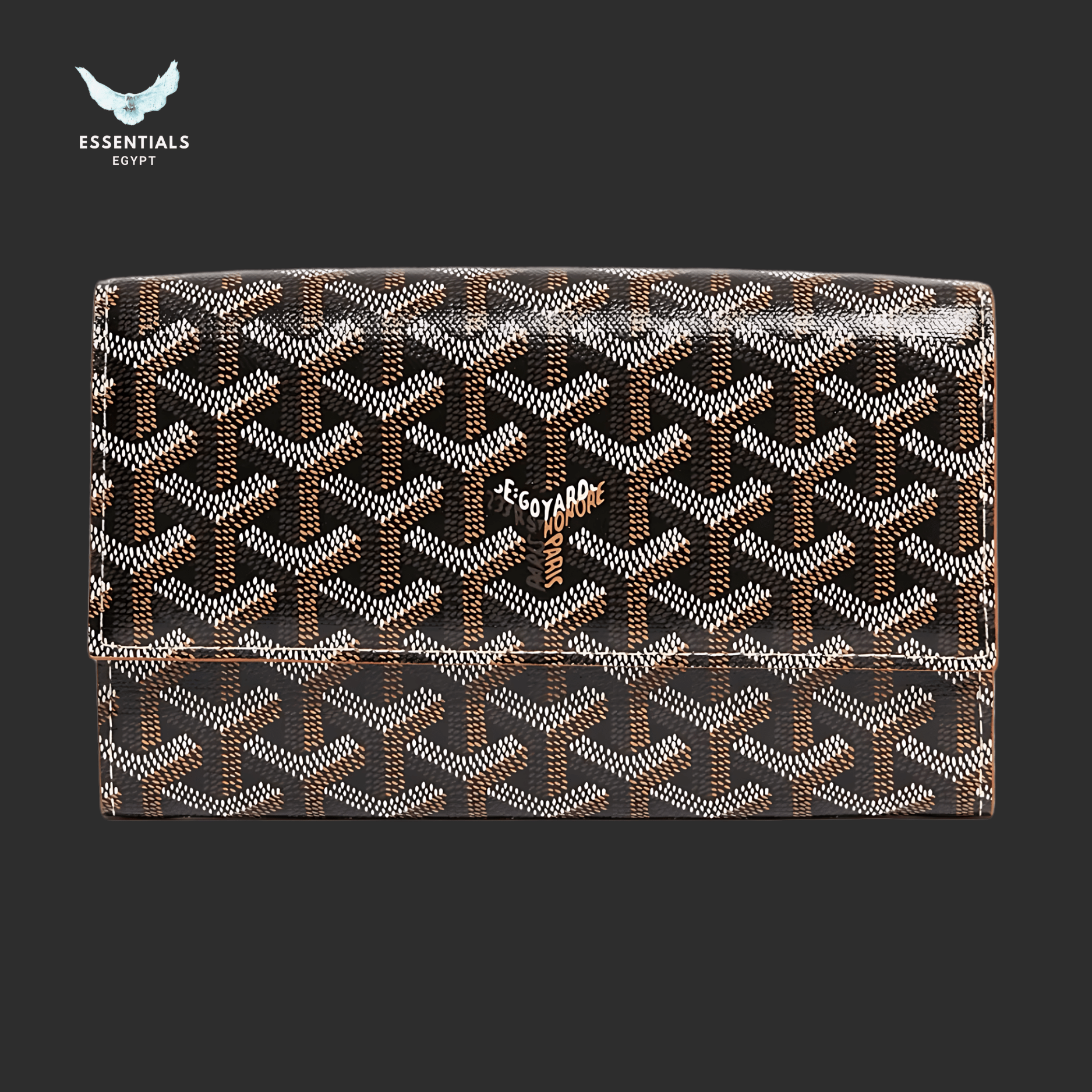 Goyard Varenne Continental Wallet – Black & Tan - ESSENTIALS EGYPT