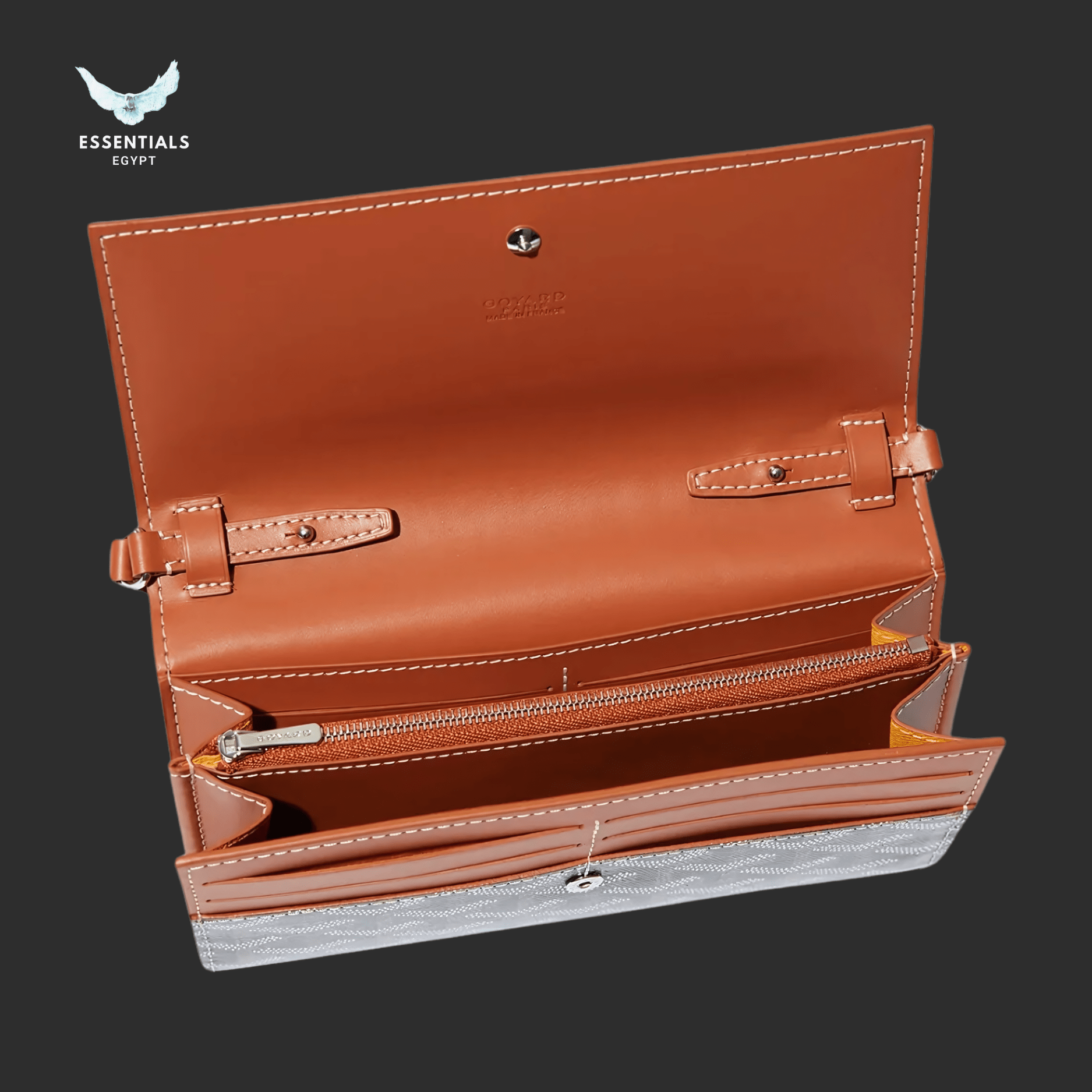 Goyard Varenne Continental Wallet – Black & Tan - ESSENTIALS EGYPT