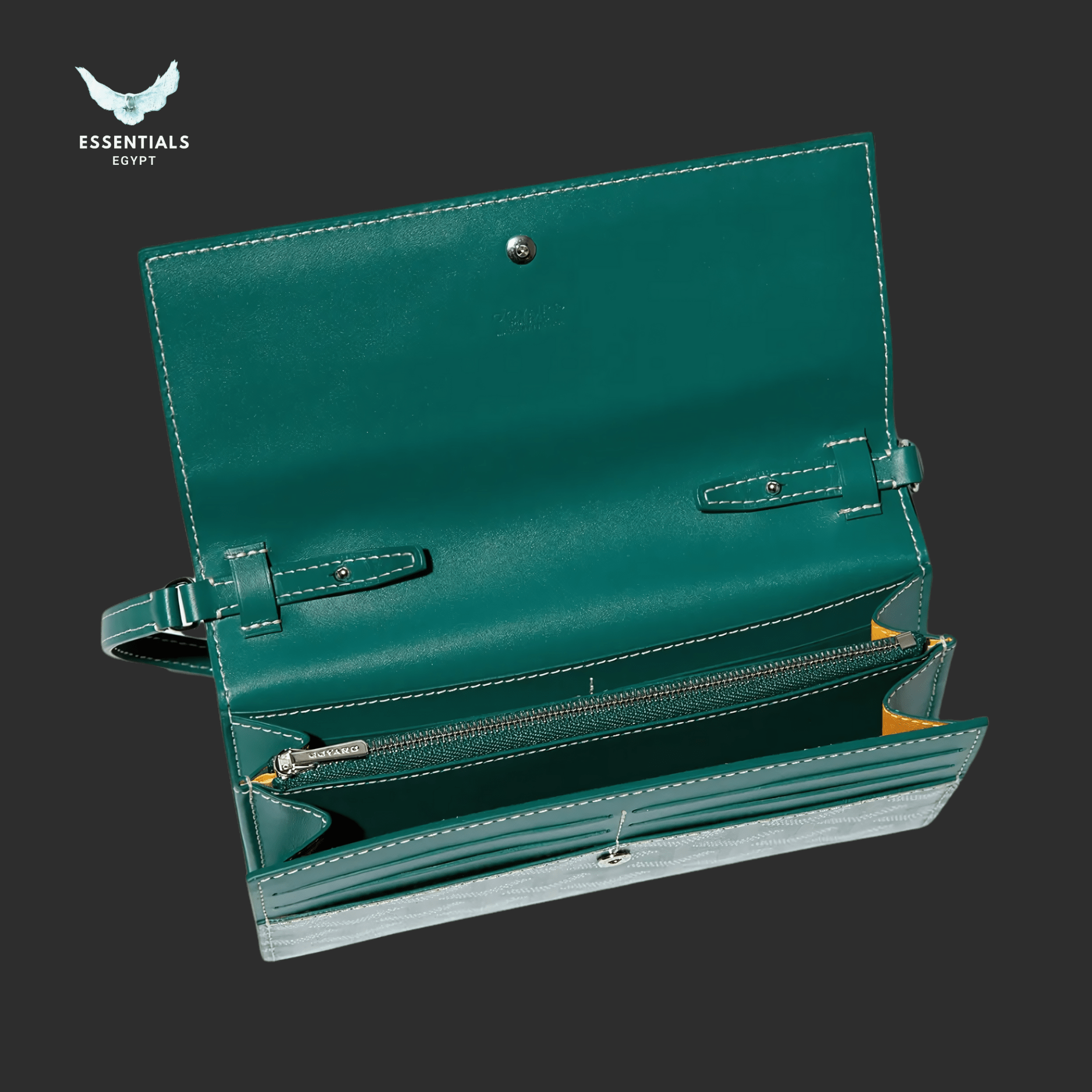 Goyard Varenne Continental Wallet – Green - ESSENTIALS EGYPT