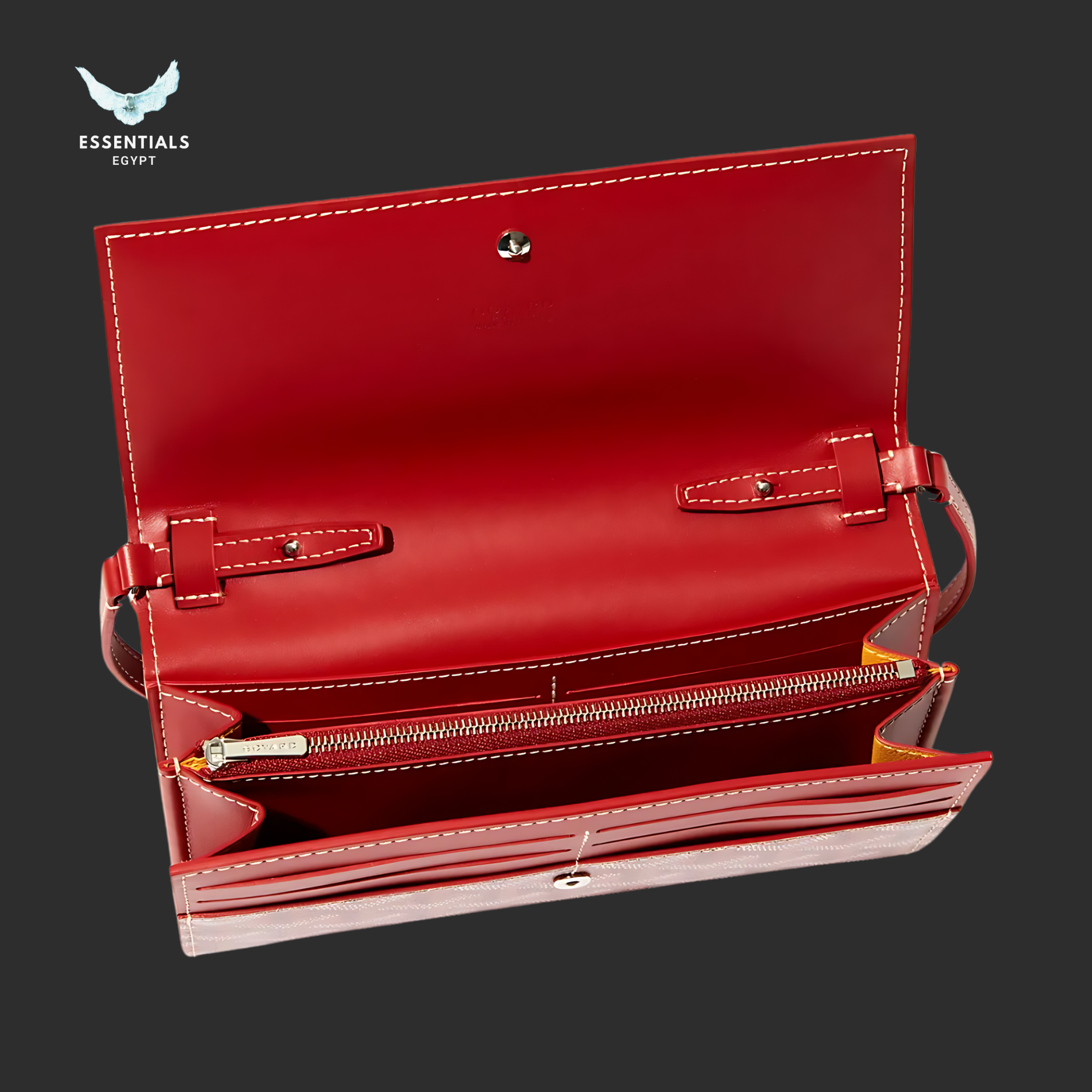 Goyard Varenne Continental Wallet – Red - ESSENTIALS EGYPT