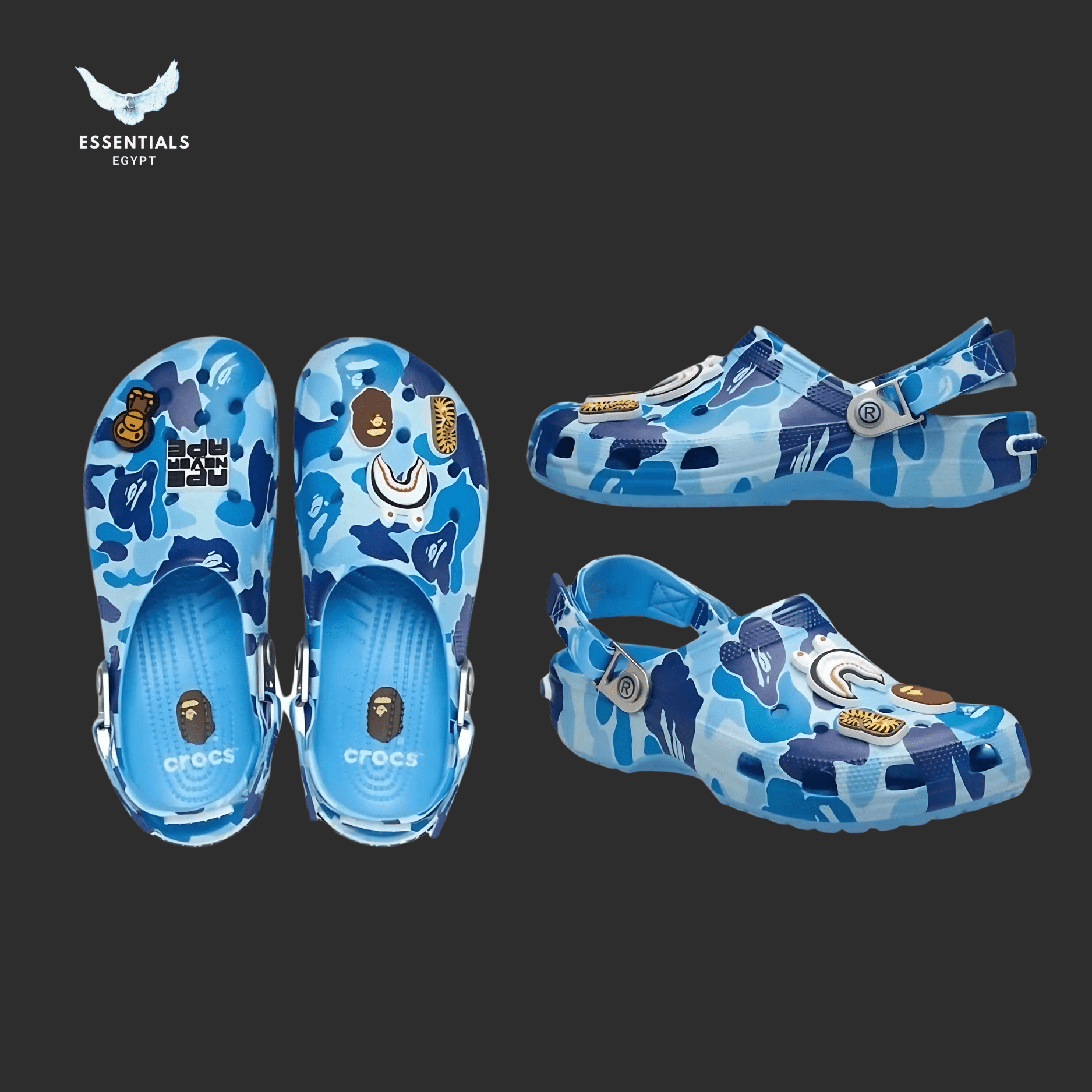 BAPE Crocs – Camo Pack - ESSENTIALS EGYPT