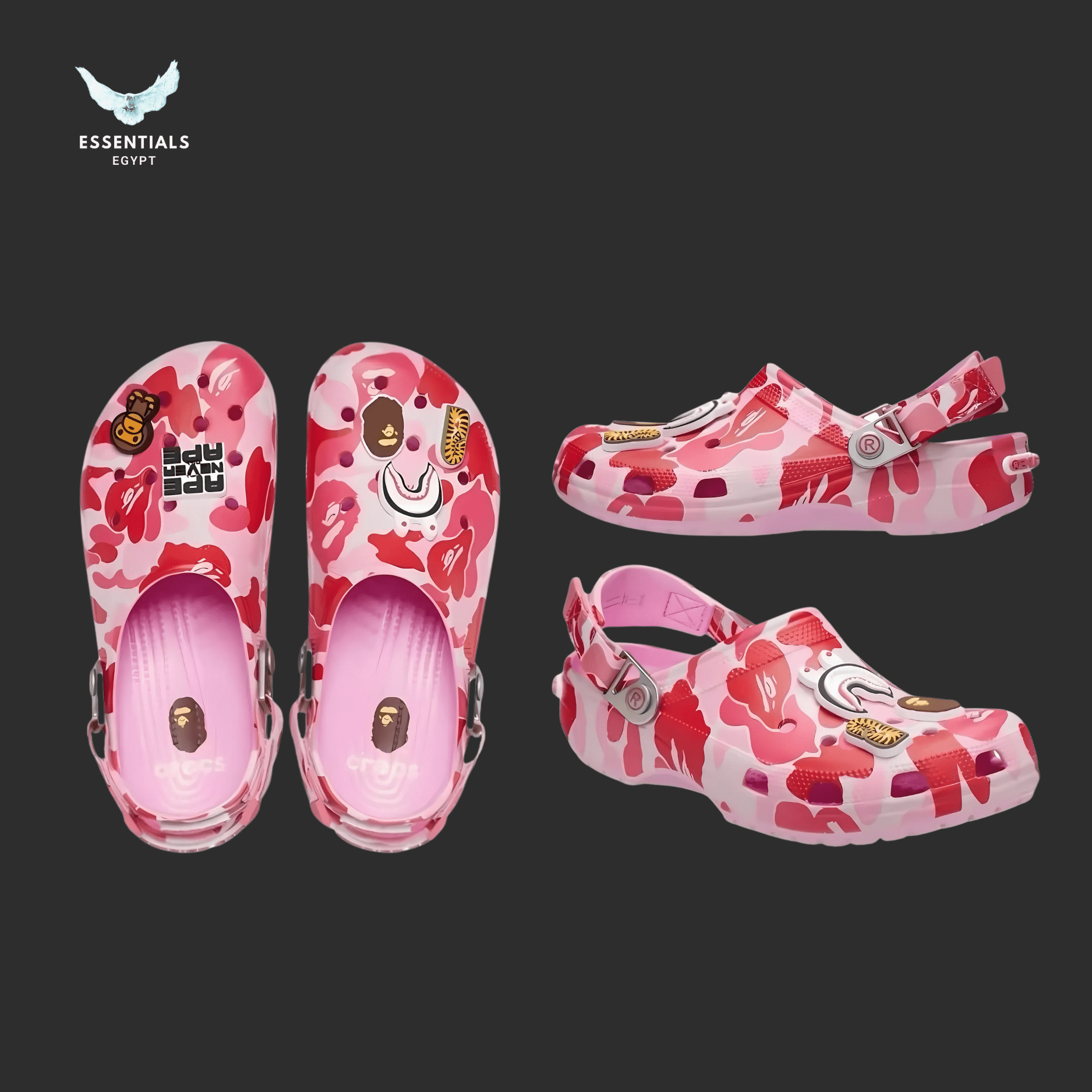 BAPE Crocs – Camo Pack - ESSENTIALS EGYPT