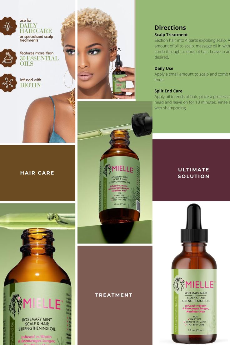 Mielle Rosemary & Mint Hair Oil – Strengthening Care - ESSENTIALS EGYPT