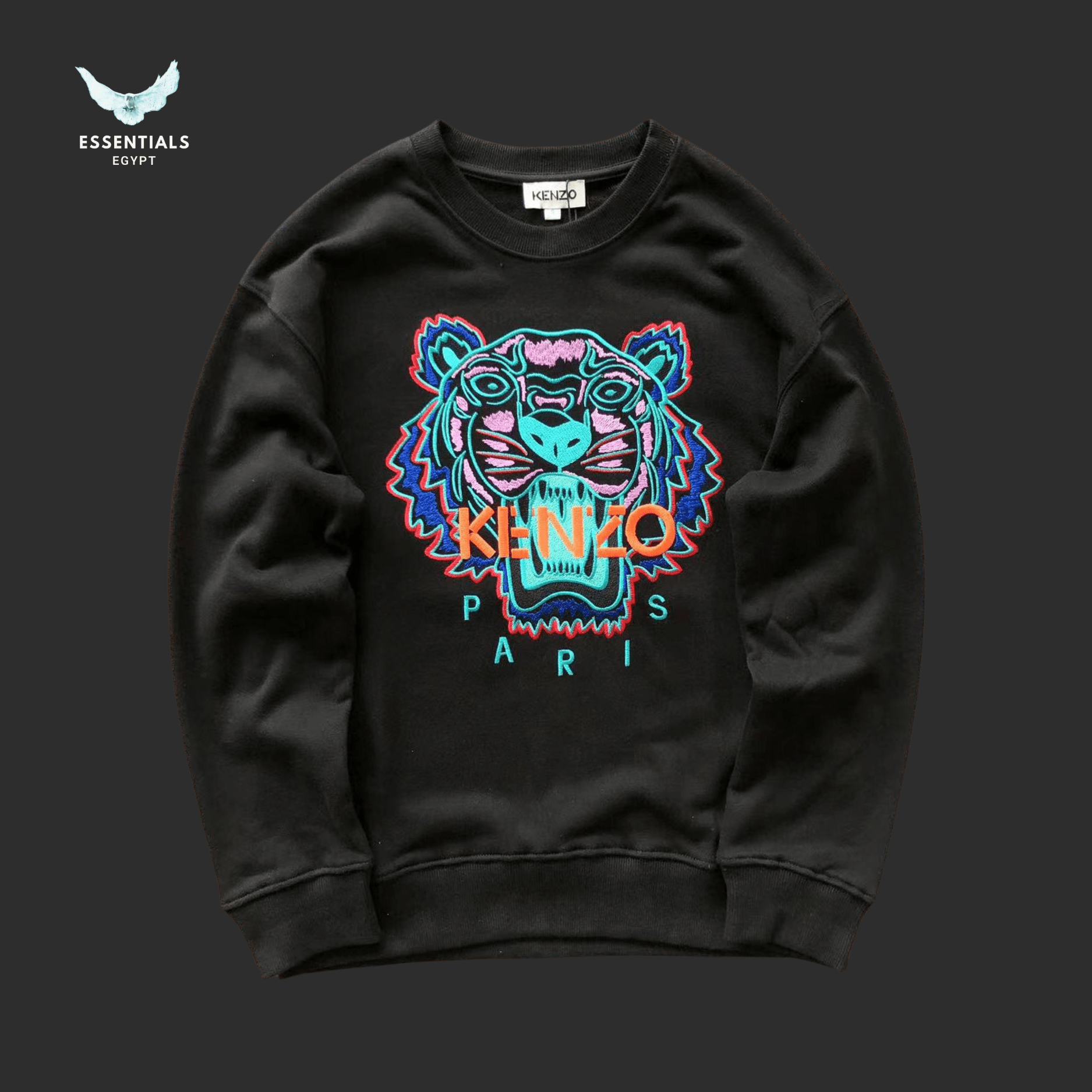 Kenzo Tiger Head Sweater – Black - ESSENTIALS EGYPT