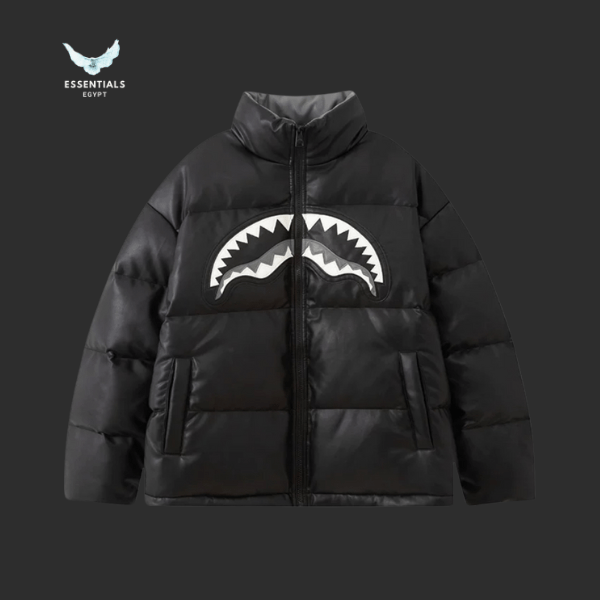 Sprayground Jacket – Shark Logo Black - ESSENTIALS EGYPT