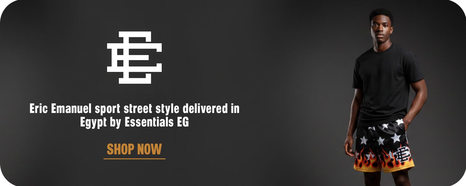 Eric Emanuel streetwear shorts and clothing