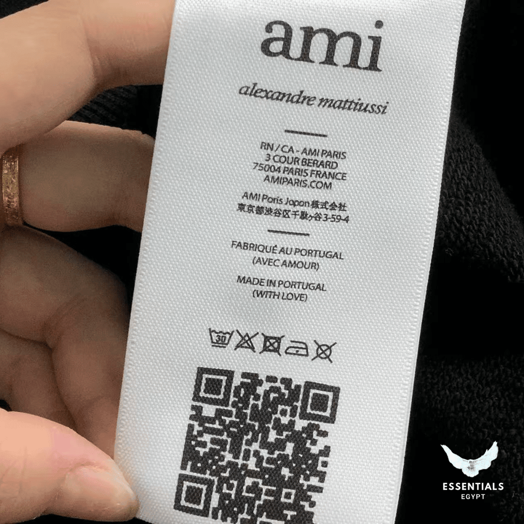 AMI Paris Sweatshirt – Tonal Logo Edition - ESSENTIALS EGYPT
